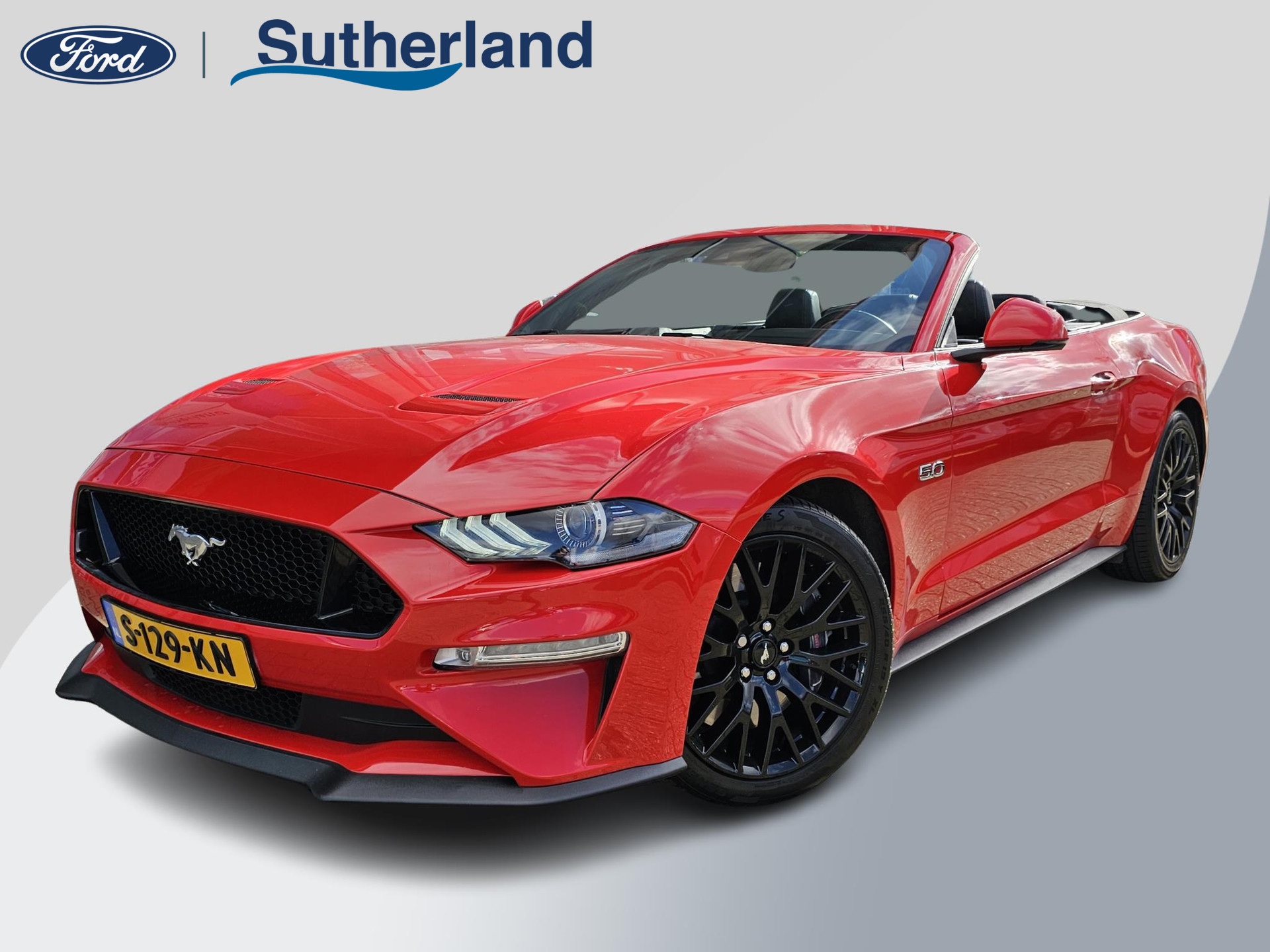 Ford Mustang Convertible 5.0 V8 GT | Dealeronderhouden | B&O Audio | Stoelverwarming + Koeling | Navigatie | Adaptive Cruise Control | bij viaBOVAG.nl