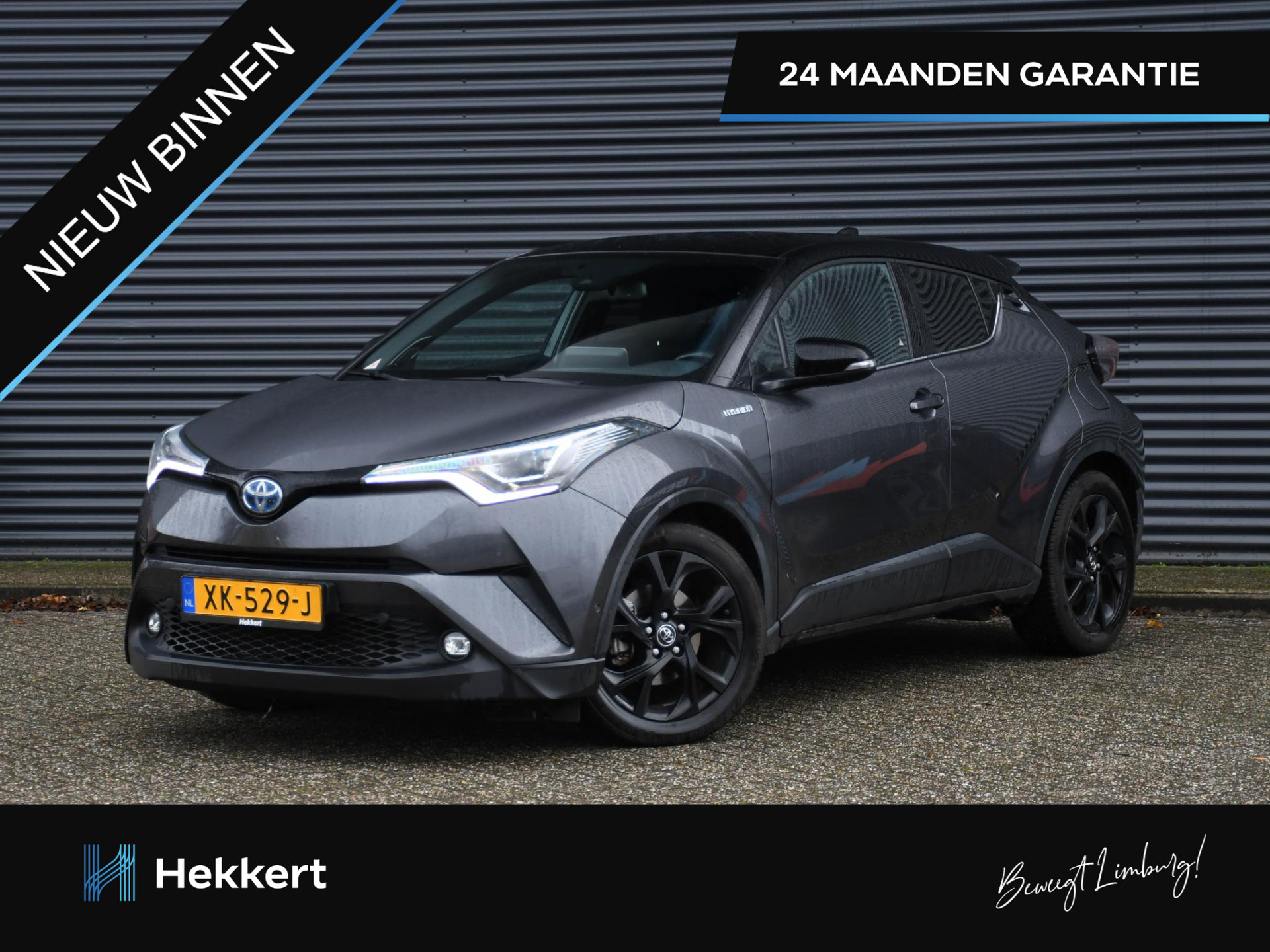 Toyota C-HR Bi-Tone 1.8 Hybrid 123pk Automaat DODE HOEK | ADAP. CRUISE | 18''LM | KEYLESS ENTRY | STOELVERWARMING | DAB | CAMERA