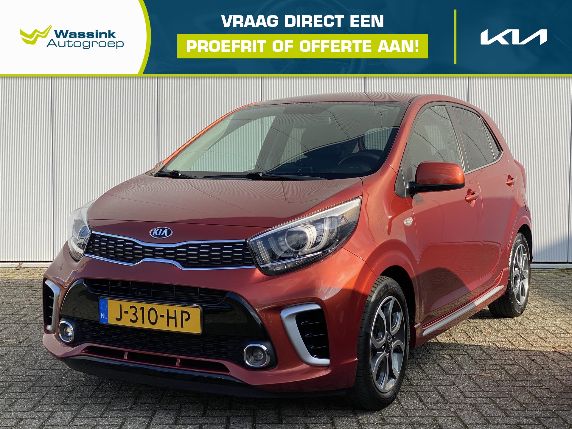 KIA Picanto 1.0 MPi 67pk 4-zits GT-Line Edition | Navigatie | Camera | Leder | LED |