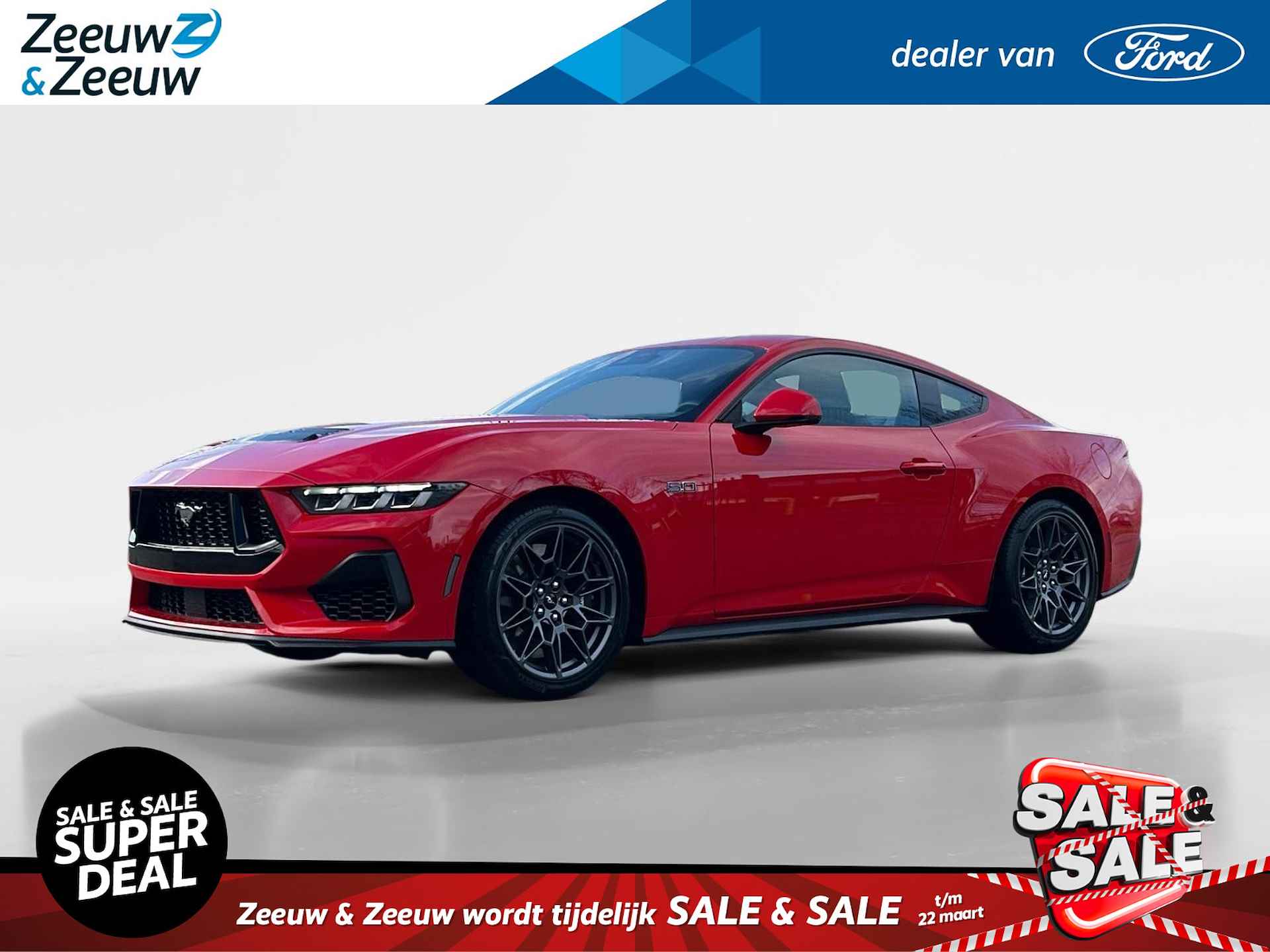 Ford Mustang Fastback 5.0 V8 GT | VOORRAAD AUTO | HANDGESCHAKELD | NIEUW MODEL |