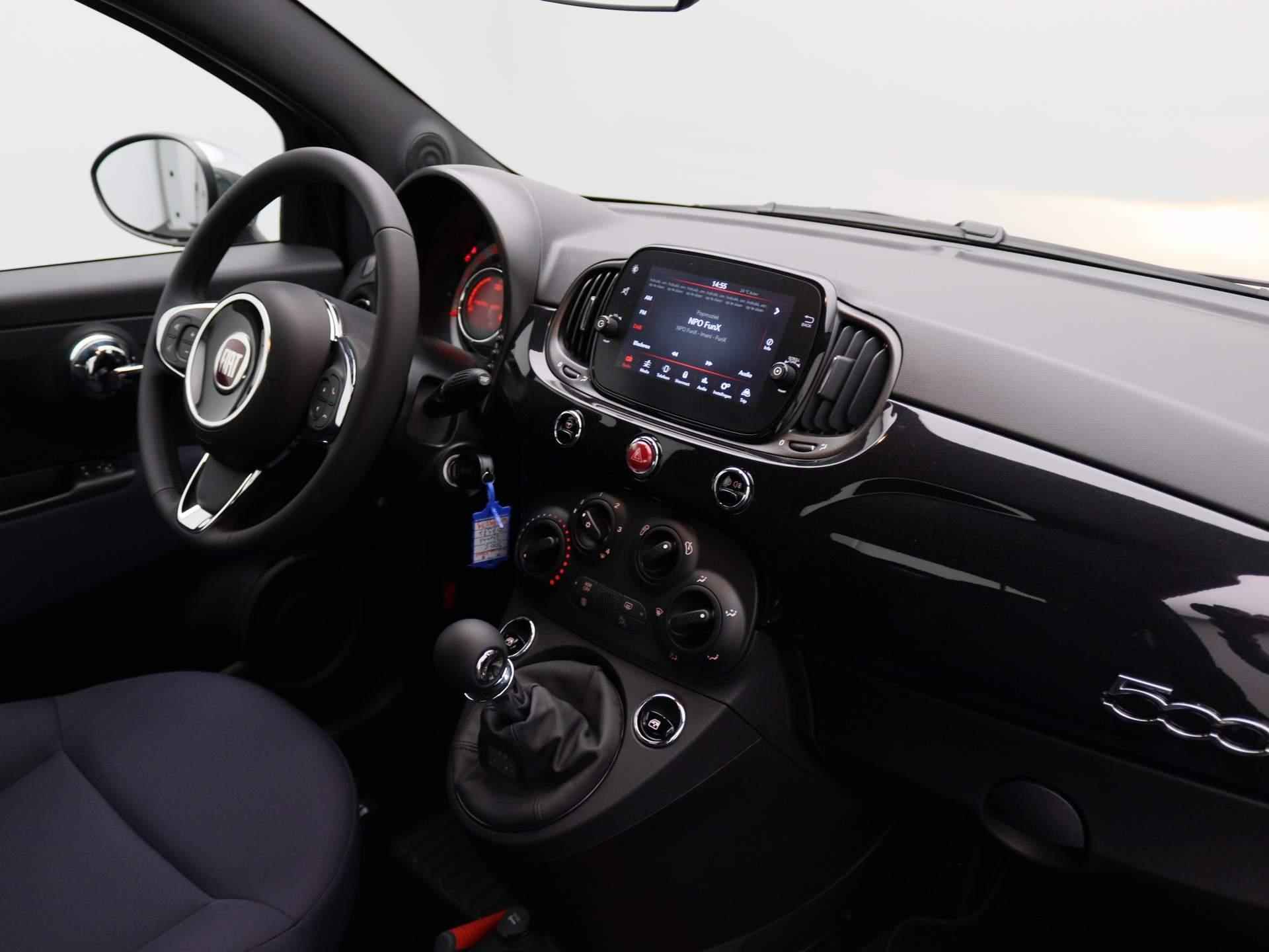 Fiat 500 C 1.0 Hybrid Club | Carplay | Parkeersensoren | Airco | 15"Lichtmetalen velgen | - 22/24