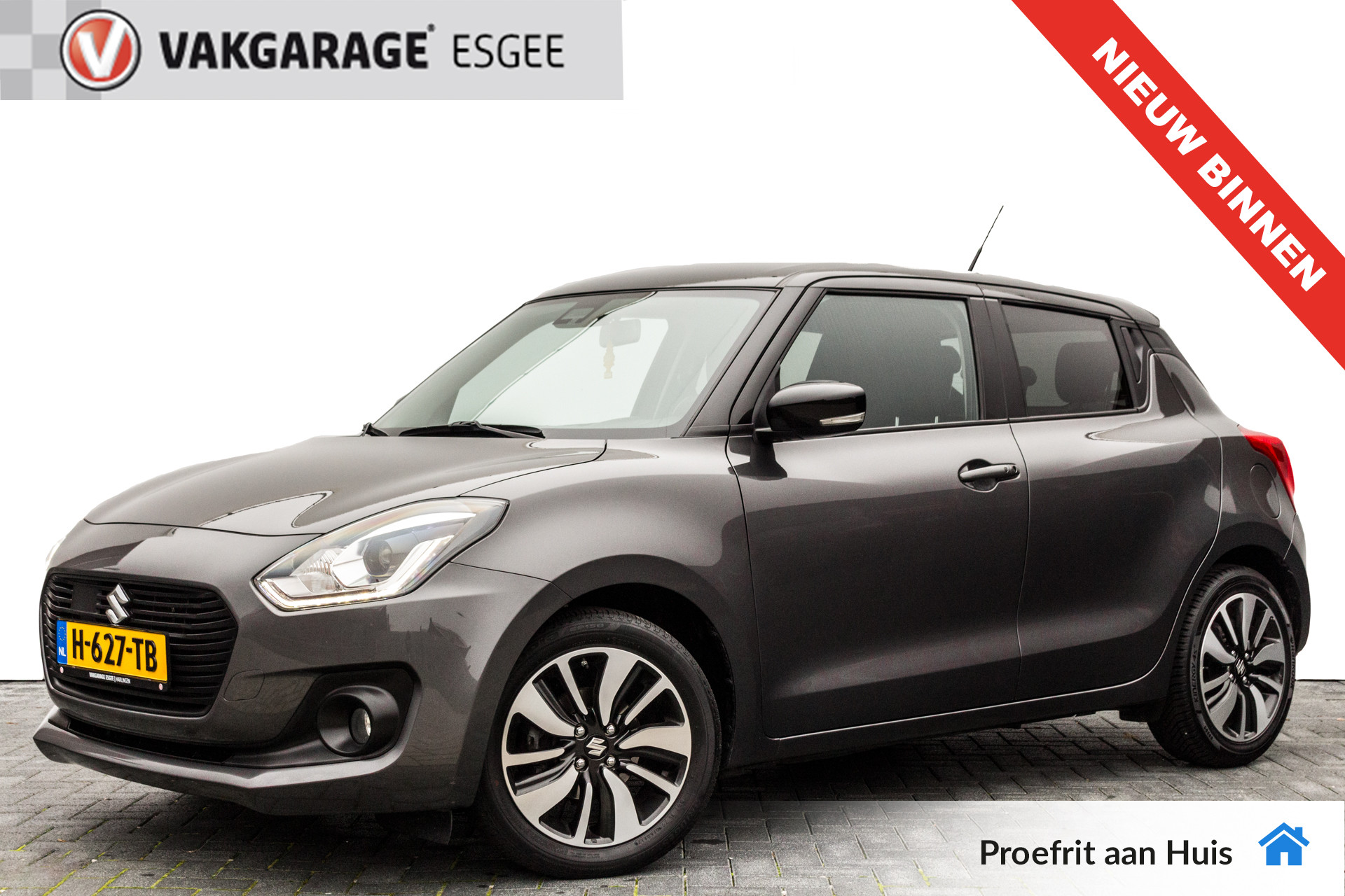 Suzuki Swift 1.0 112 PK Stijl Smart Hybrid RIJKLAAR INCL: GARANTIE | Clima | 16 inch Lmv | Cr control | Navigatie | Stoel Verm |