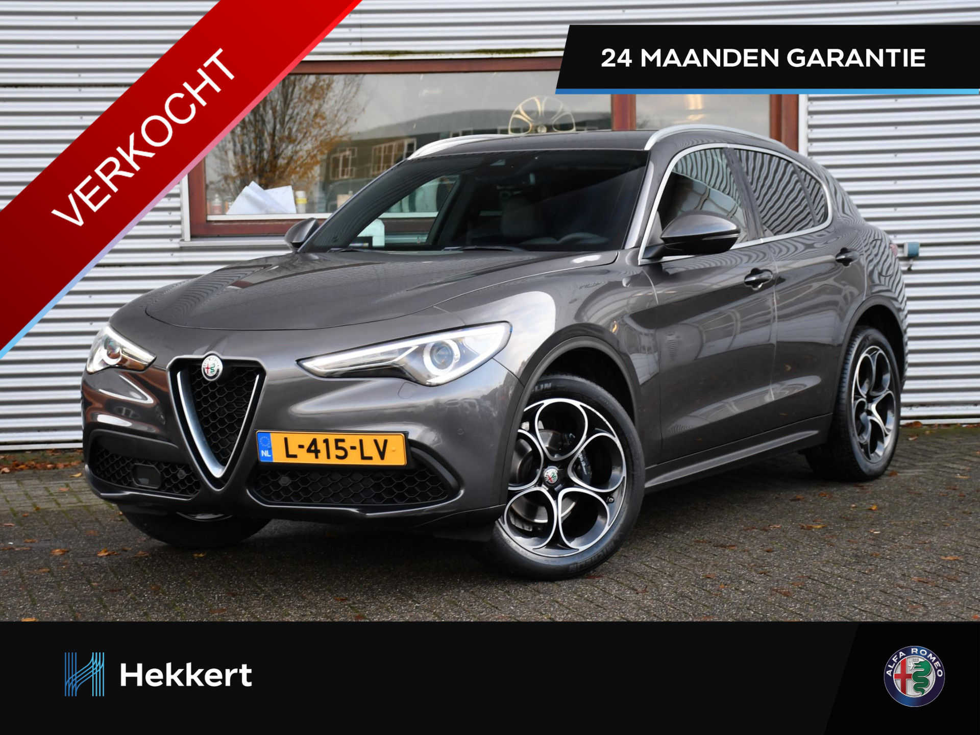 Alfa Romeo Stelvio B-Tech 2.0 Turbo 280pk AWD Automaat 20''LM | PDC + CAM. | DODE HOEK | STOELVERW. VOOR & ACHTER | LEDER | DAB | FLIPPERS