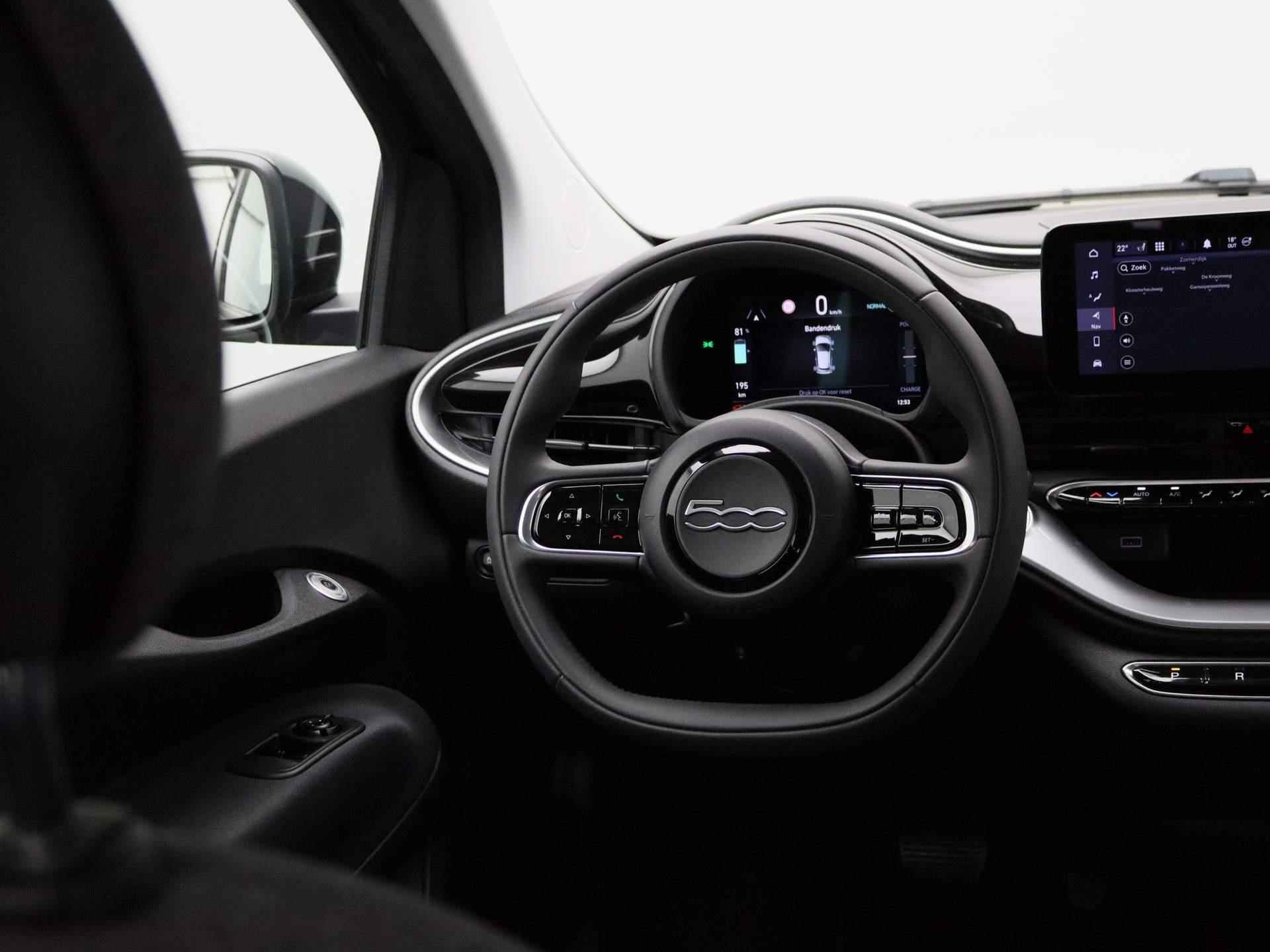 Fiat 500 Icon 42 kWh | Navigatie | Apple carplay/Android auto | Stoelverwarming | Achteruitrijcamera | €2000,- SEPP Subsidie! - 10/37