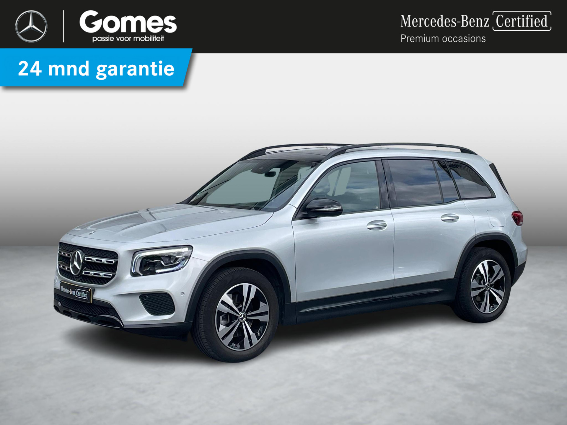 Mercedes-Benz GLB 200 Luxury Line | Premium Pakket | Nightpakket | Panoramadak | MULTIBEAM LED koplampen | Trekhaak | Apple CarPlay | Android Auto | Sfeerverlichting | Stoelverwarming | Achteruitrijcamera | Showmodel SALE