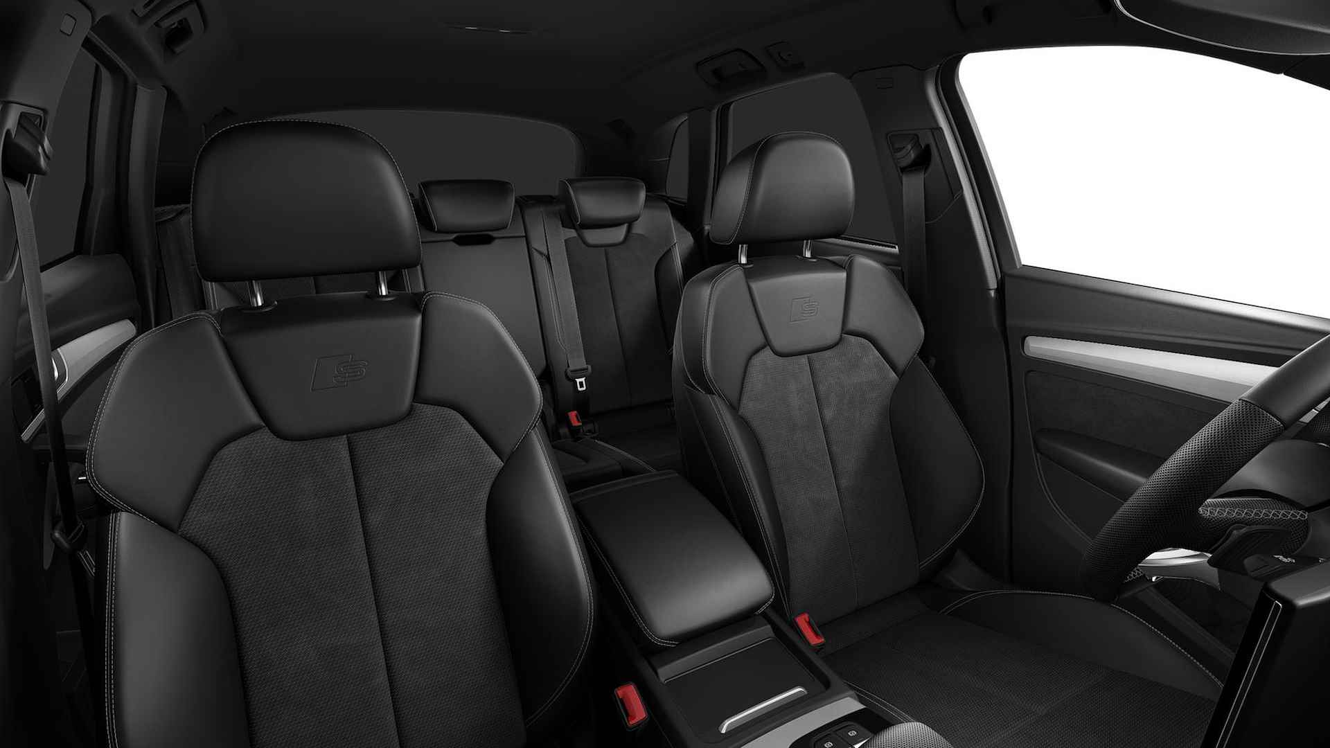 Audi Q5 50 TFSI e S edition S Line Interieur - Trekhaak - Sportstoelen - Stoelverwarming - Assistentiepakket parking - Cruise control - Automatische achterklep - Wegrijassistent - Comfortsleutel - Automatisch dimmende binnenspiegel - - 6/18