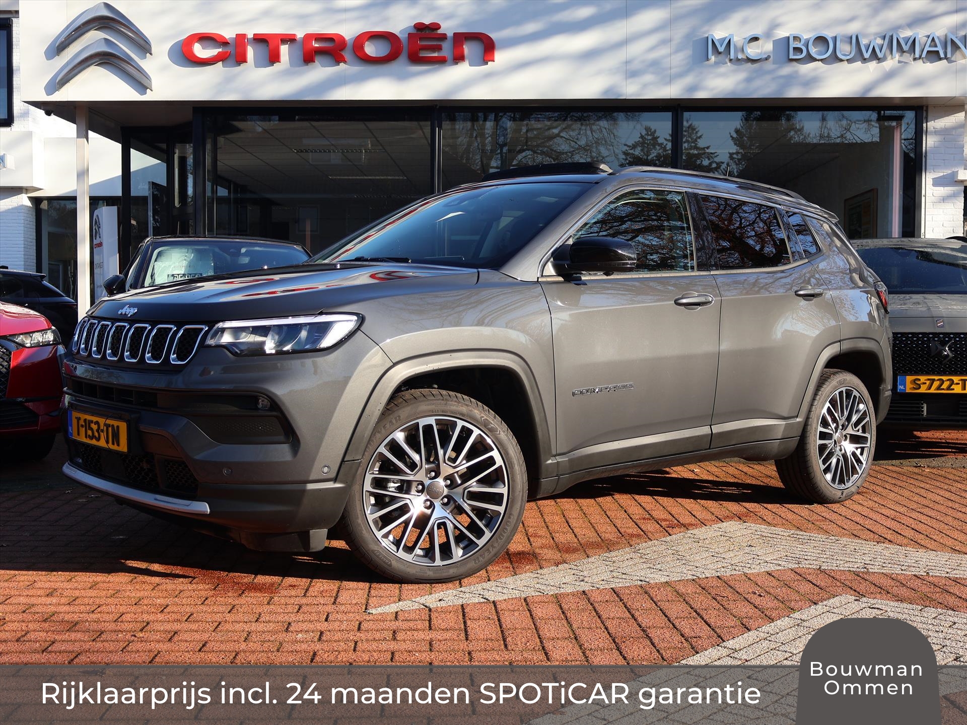 JEEP Compass 1.5T e-Hybrid Automaat Limited, Rijklaarprijs | Panoramadak | Winter Pakket | Adaptieve Cruise