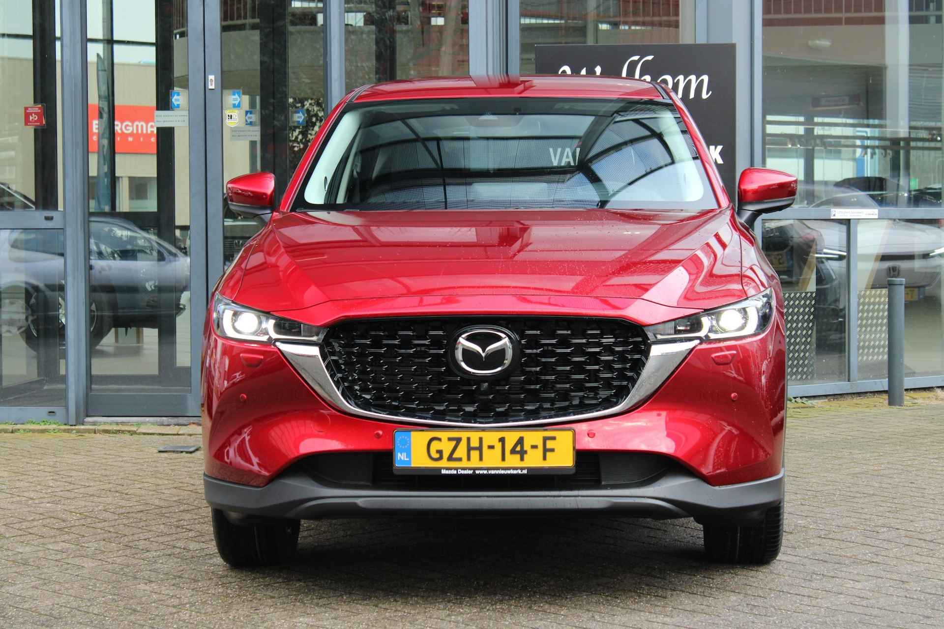 MAZDA Cx-5 2.0 SKYACTIV-G 165pk 2WD Aut Exclusive-Line + Leder GRATIS TREKHAAK! - 11/30