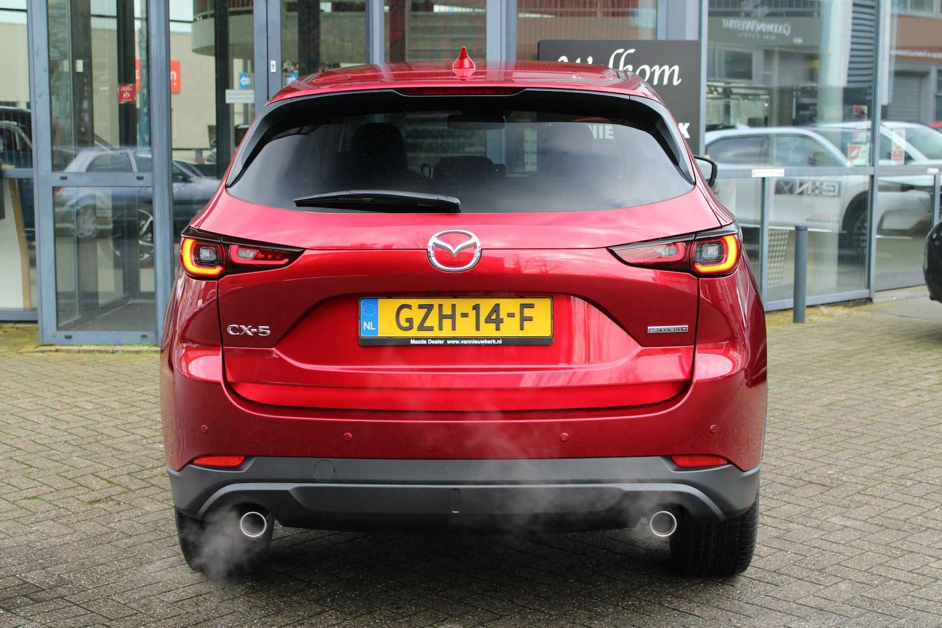 MAZDA Cx-5 2.0 SKYACTIV-G 165pk 2WD Aut Exclusive-Line + Leder GRATIS TREKHAAK! - 12/30