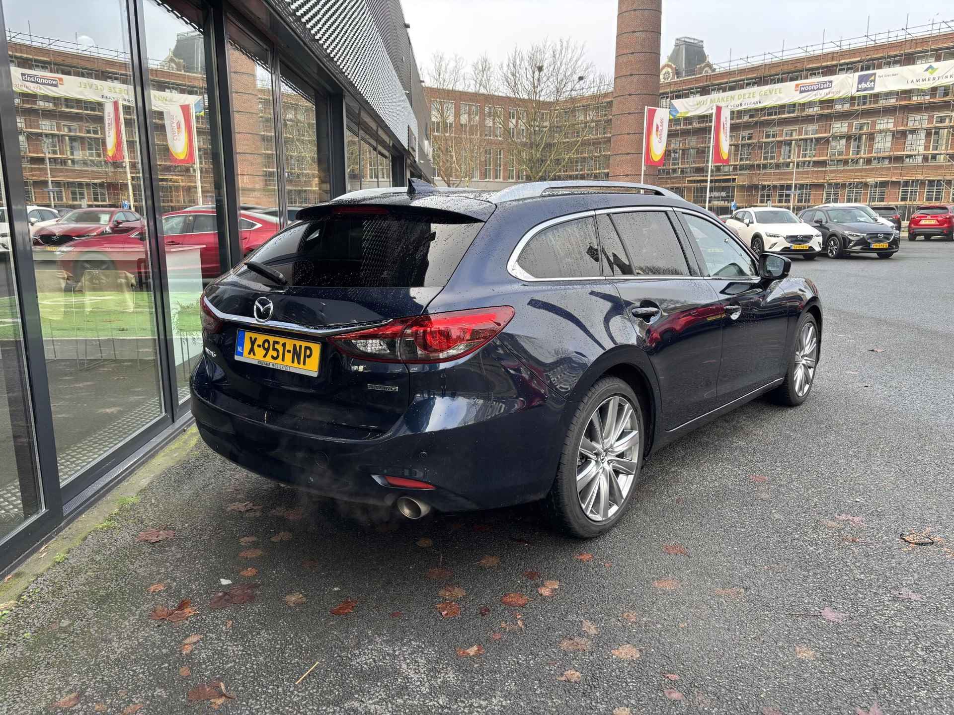 Mazda 6 Sportbreak Automaat 2.0 Sky-G 165 Exclusive-Line /1e eigenaar/Dealeronderhouden/Navi/HUD/Keyless/ECC/Leder/CarPlay/360 camera - 4/36