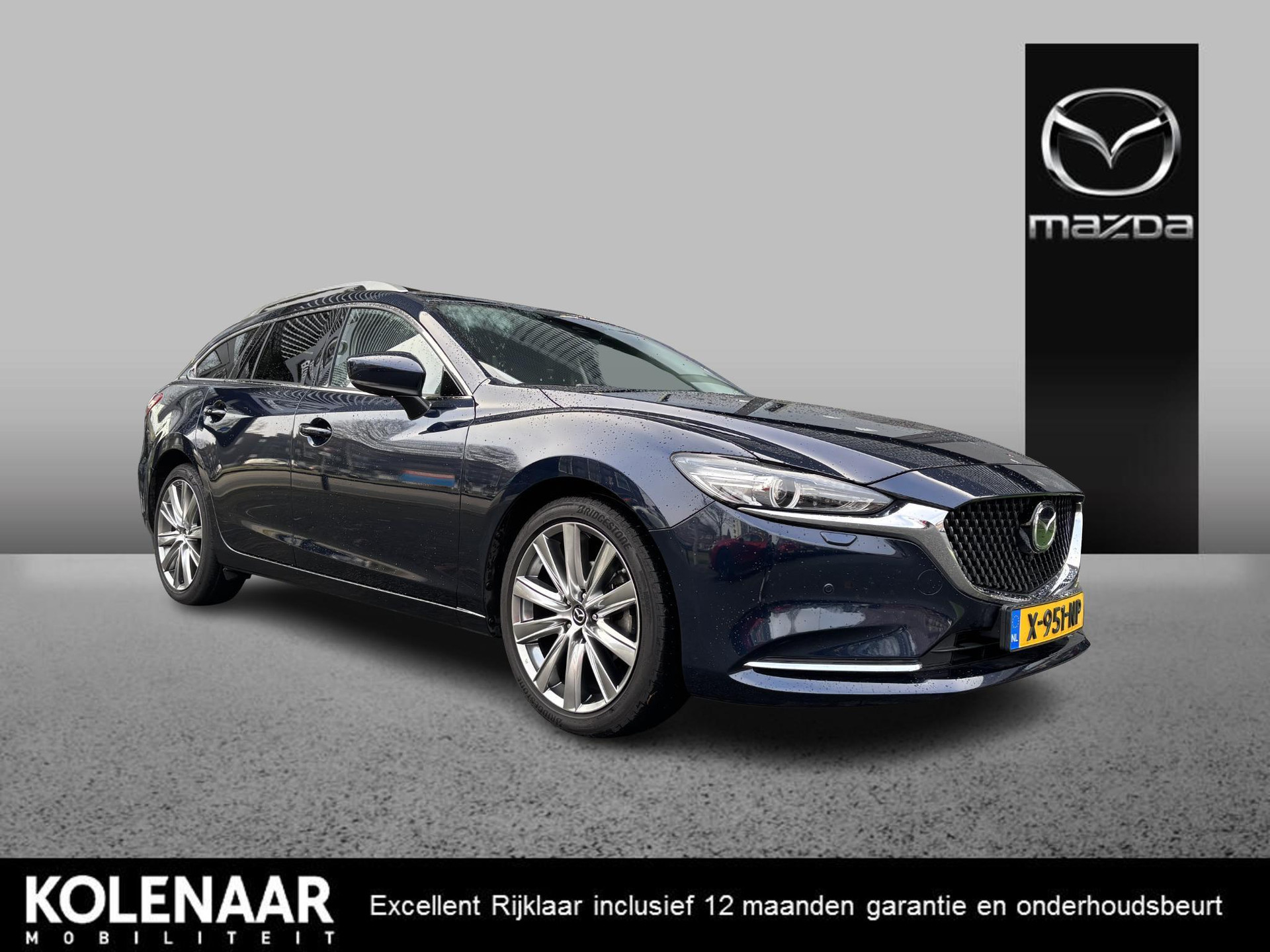 Mazda 6 Sportbreak Automaat 2.0 Sky-G 165 Exclusive-Line /1e eigenaar/Dealeronderhouden/Navi/HUD/Keyless/ECC/Leder/CarPlay/360 camera