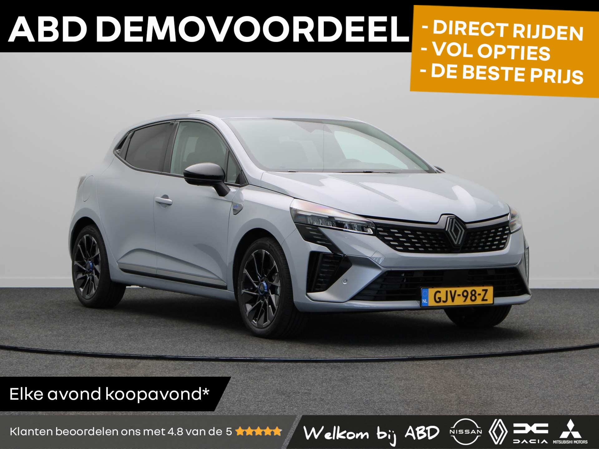 Renault Clio 1.6 E-Tech Full Hybrid 145 esprit Alpine | NL-auto | Bose Audio | 9,3 inch navigatie | Achteruitrijcamera | Stoel en stuurwielverwarming | Adaptive cruise control | Climate control