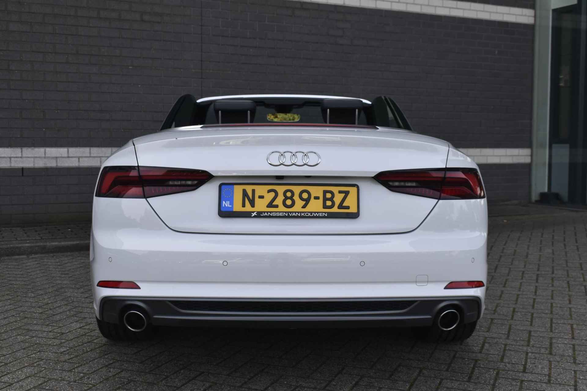 Audi A5 Cabriolet 40 TFSI Design Pro Line Plus / S-Line / Sportstoelen / Camera / Leder - 30/38