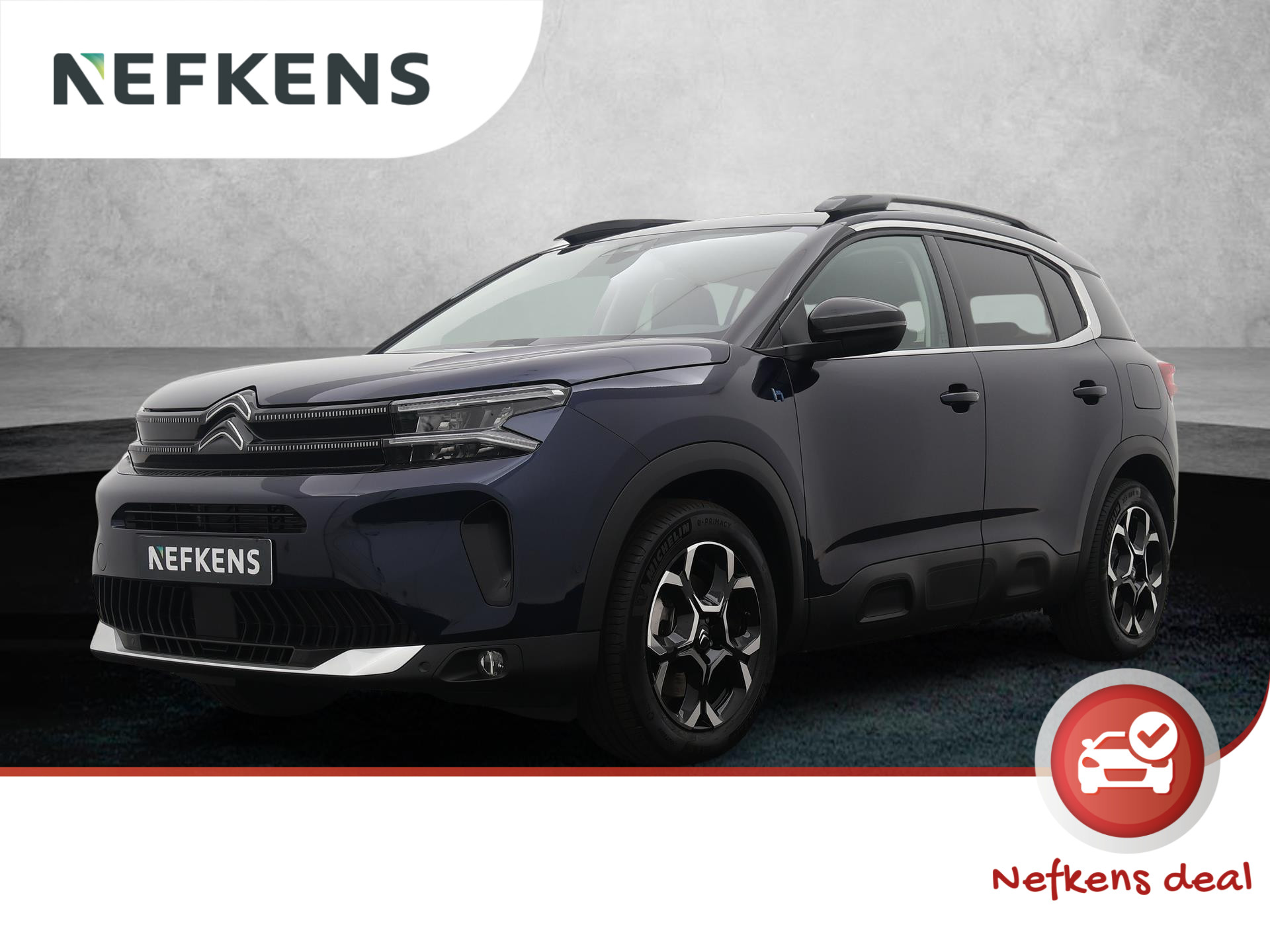 Citroen C5 Aircross Plug-in Hybrid ë-Series 180pk Automaat | Navigatie | Panoramadak | Elektrisch Bedienbare Achterklep | Lederen Bekleding | Dodehoek Detectie