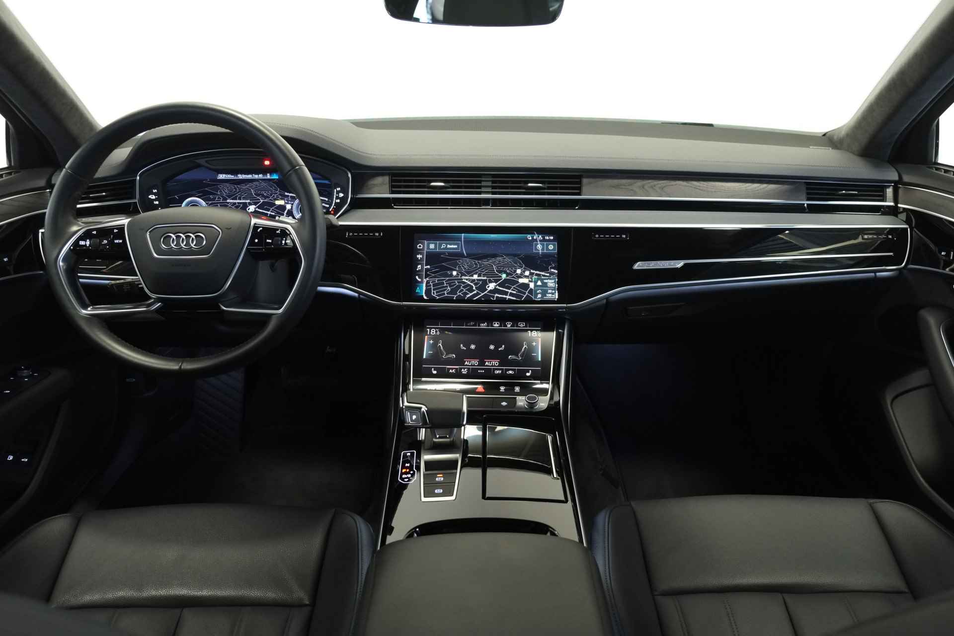 Audi A8 60 TFSI e quattro Lang / Luchtvering / ACC / Draadloos Carplay - 14/50