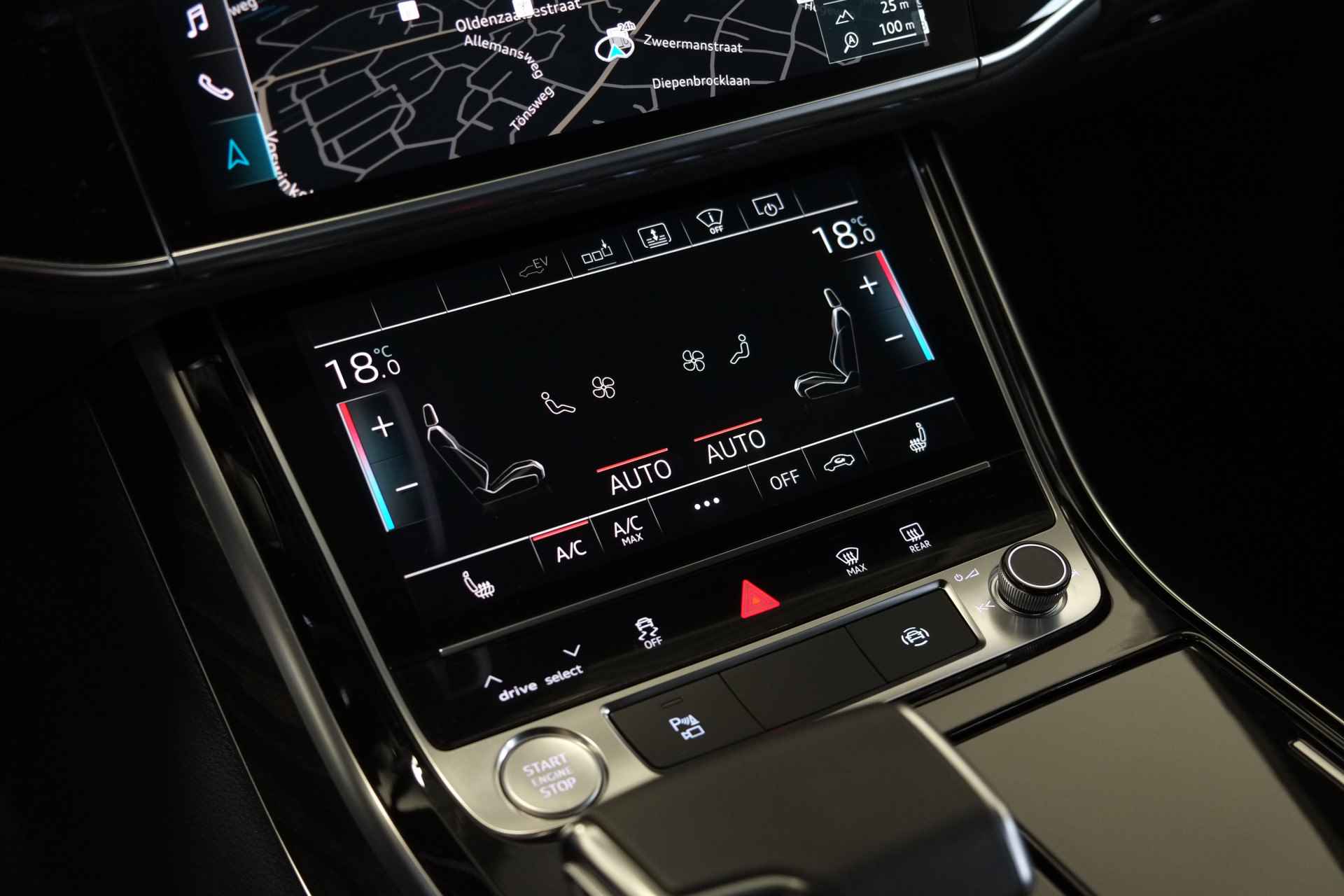 Audi A8 60 TFSI e quattro Lang / Luchtvering / ACC / Draadloos Carplay - 34/50