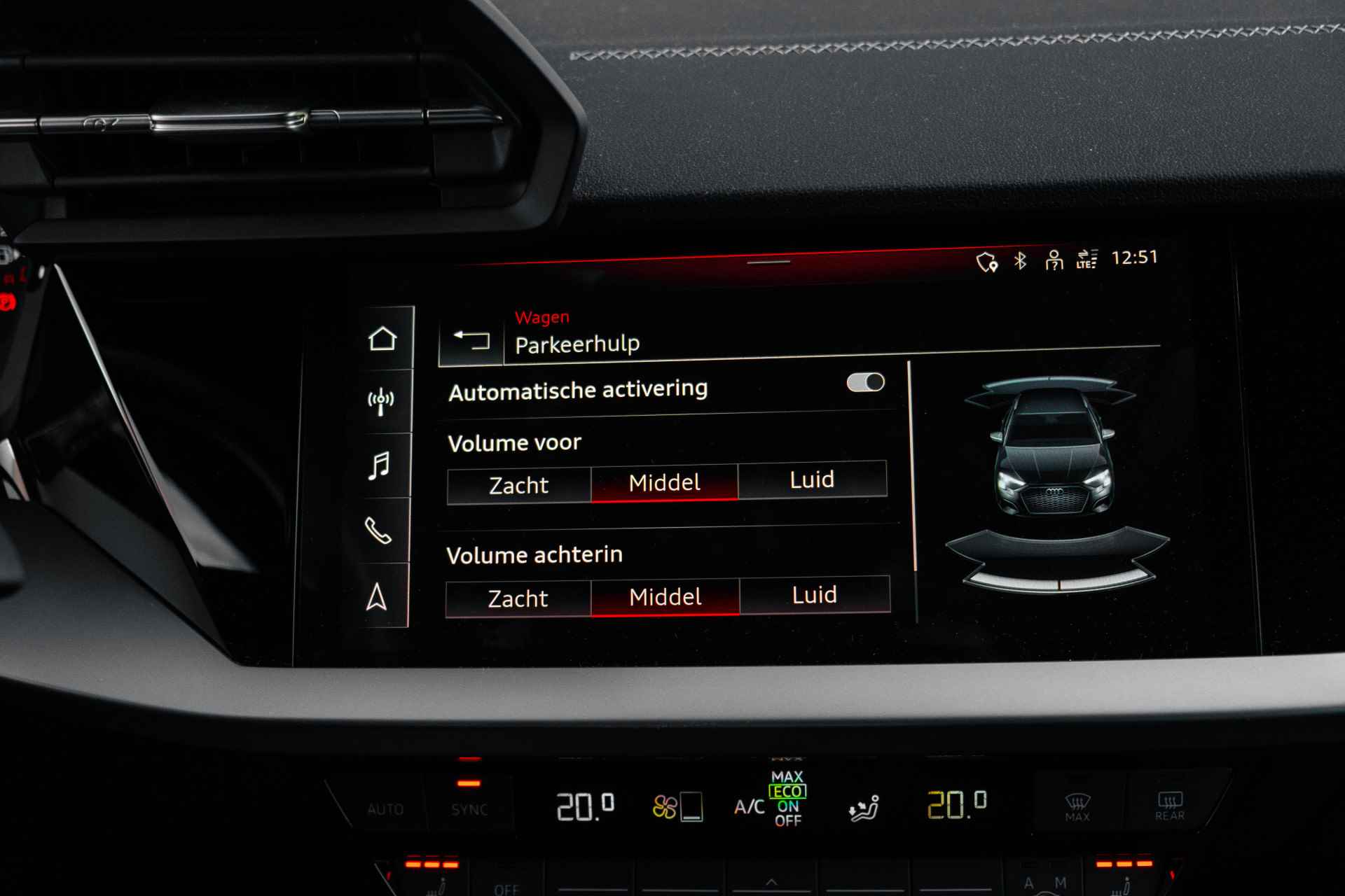 Audi A3 Sportback 40 TFSI e S edition | LED-koplampen | Stoelverwarming | Audi Smarthphone Interface | Parkeerhulp Plus - 58/61