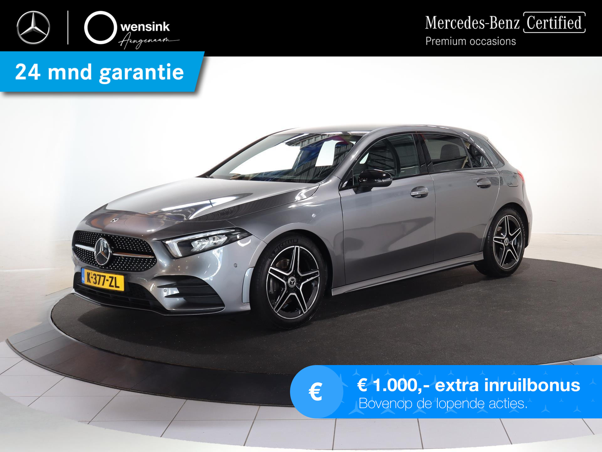 Mercedes-Benz A-klasse 180 Business Solution AMG | Widescreen | 18 Inch | Stoelverwarming | Achteruitrijcamera | Spoorassistent | LED Koplampen |