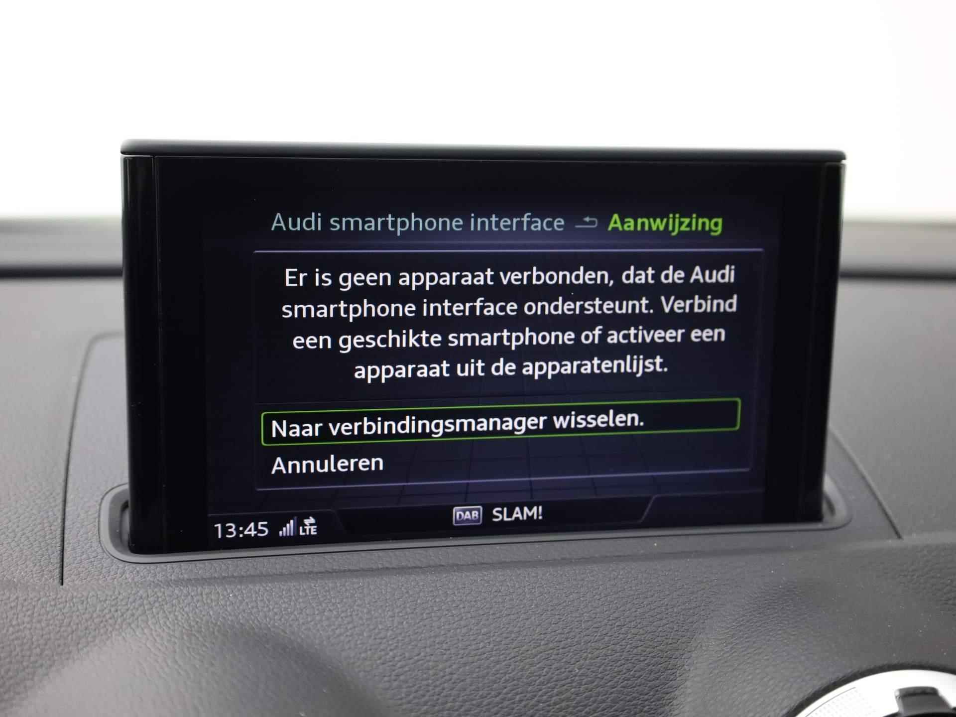 Audi A3 Sportback 35 TFSI/150PK Advance Sport · Drive select · Parkeersensoren · Virtual cockpit - 38/38