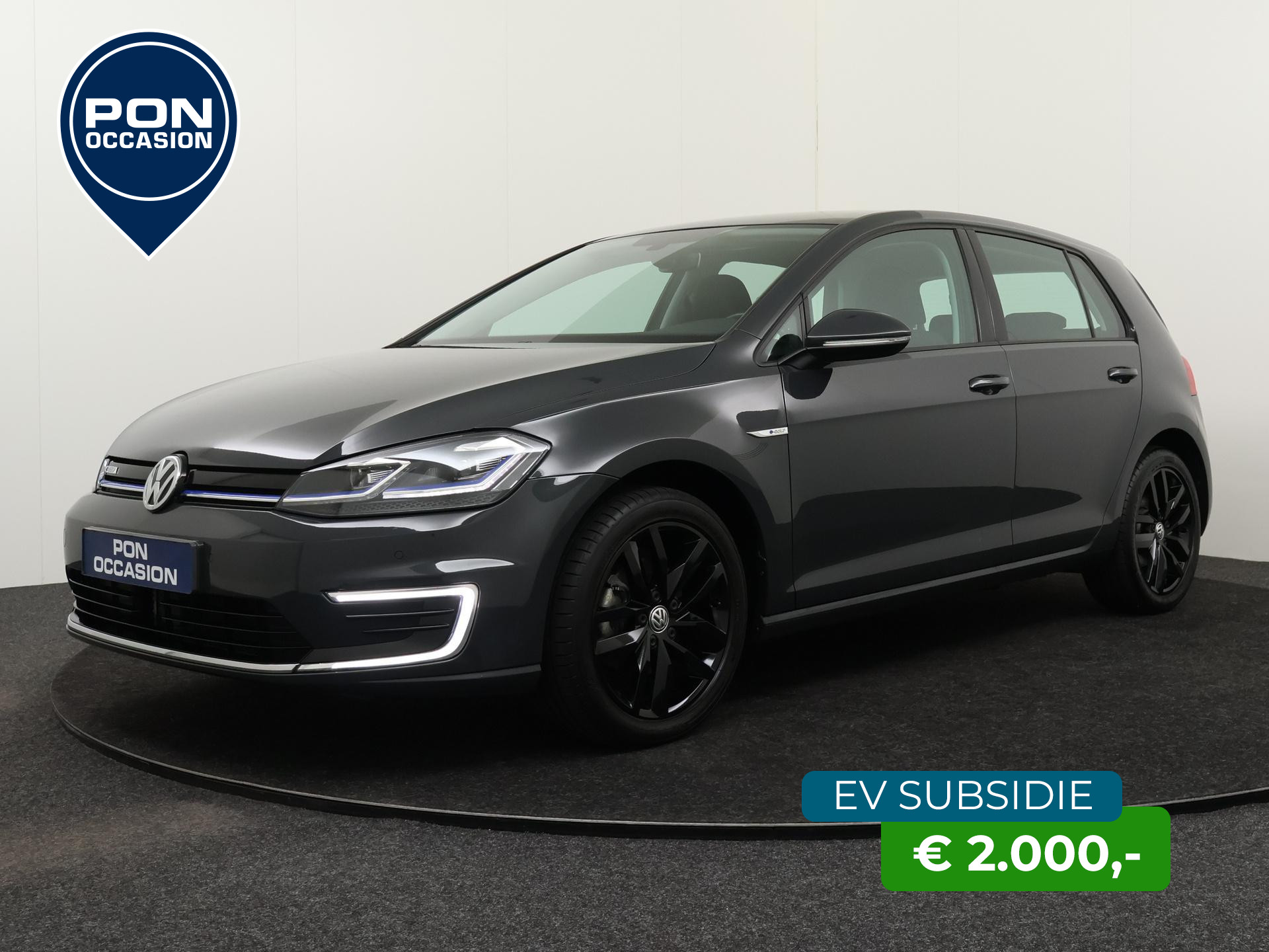 Volkswagen e-Golf E-DITION + SEPP | Navigatie | Parkeersensoren | 17"| LED |