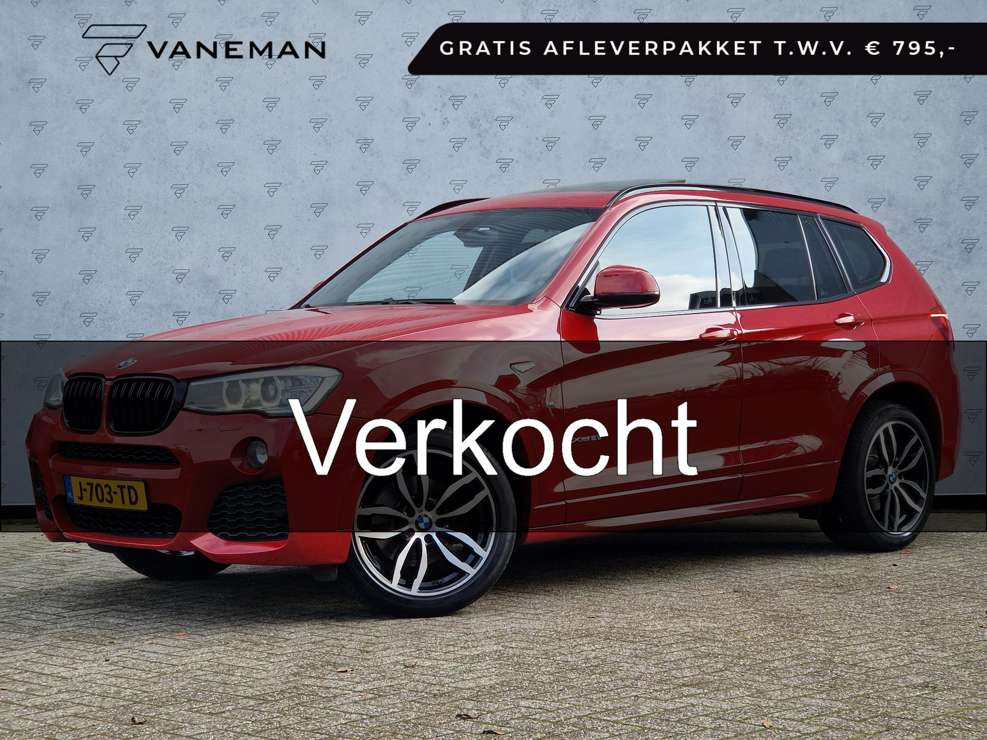 BMW X3 xDrive28i High Executive Automaat | Panoramadak | Sport-Leder | Clima | Camera | PDC | Memory Seat | Cruise | Licht- en Regensensor |