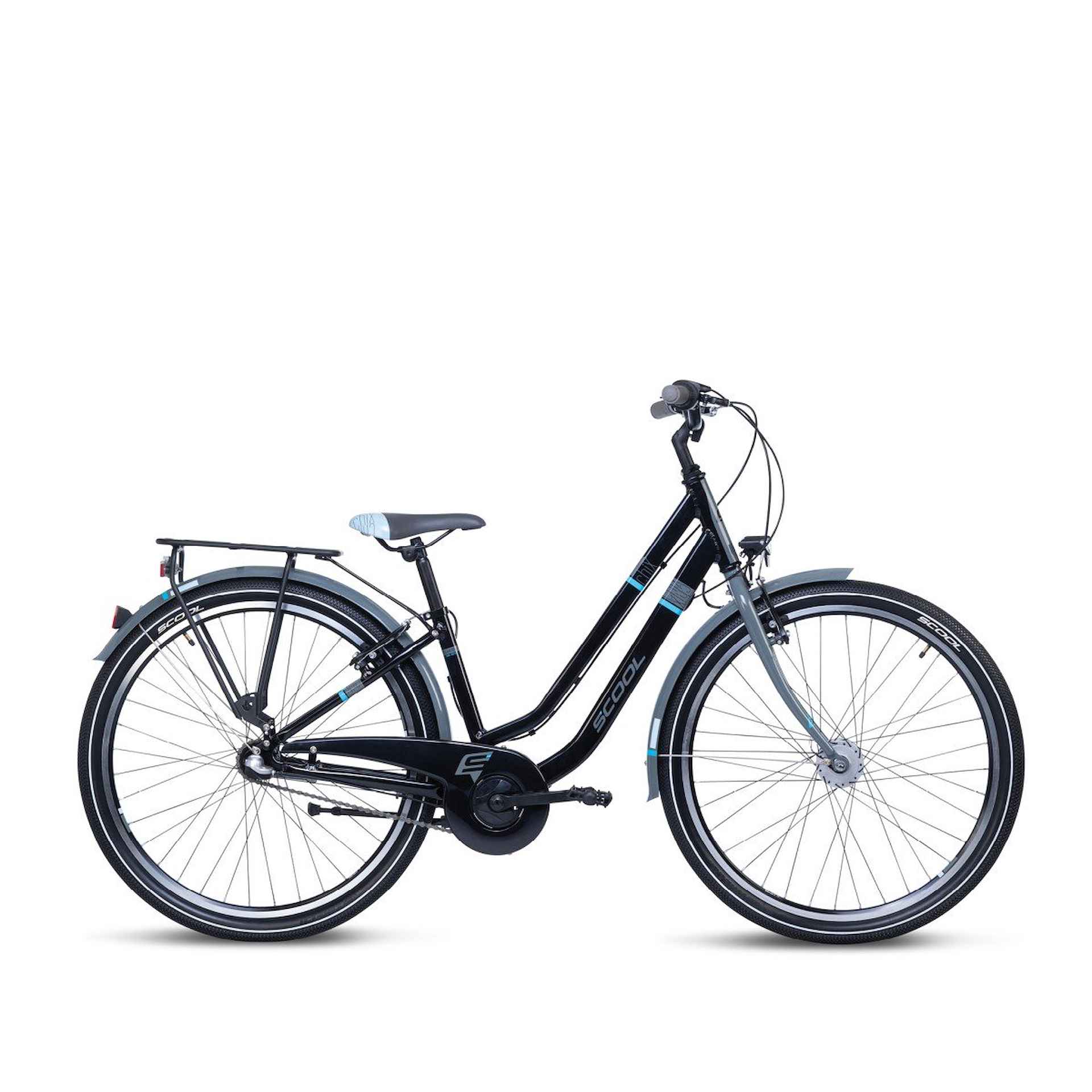 Scool chiX twin 3-Speed Black/Blue 2024 - 1/1