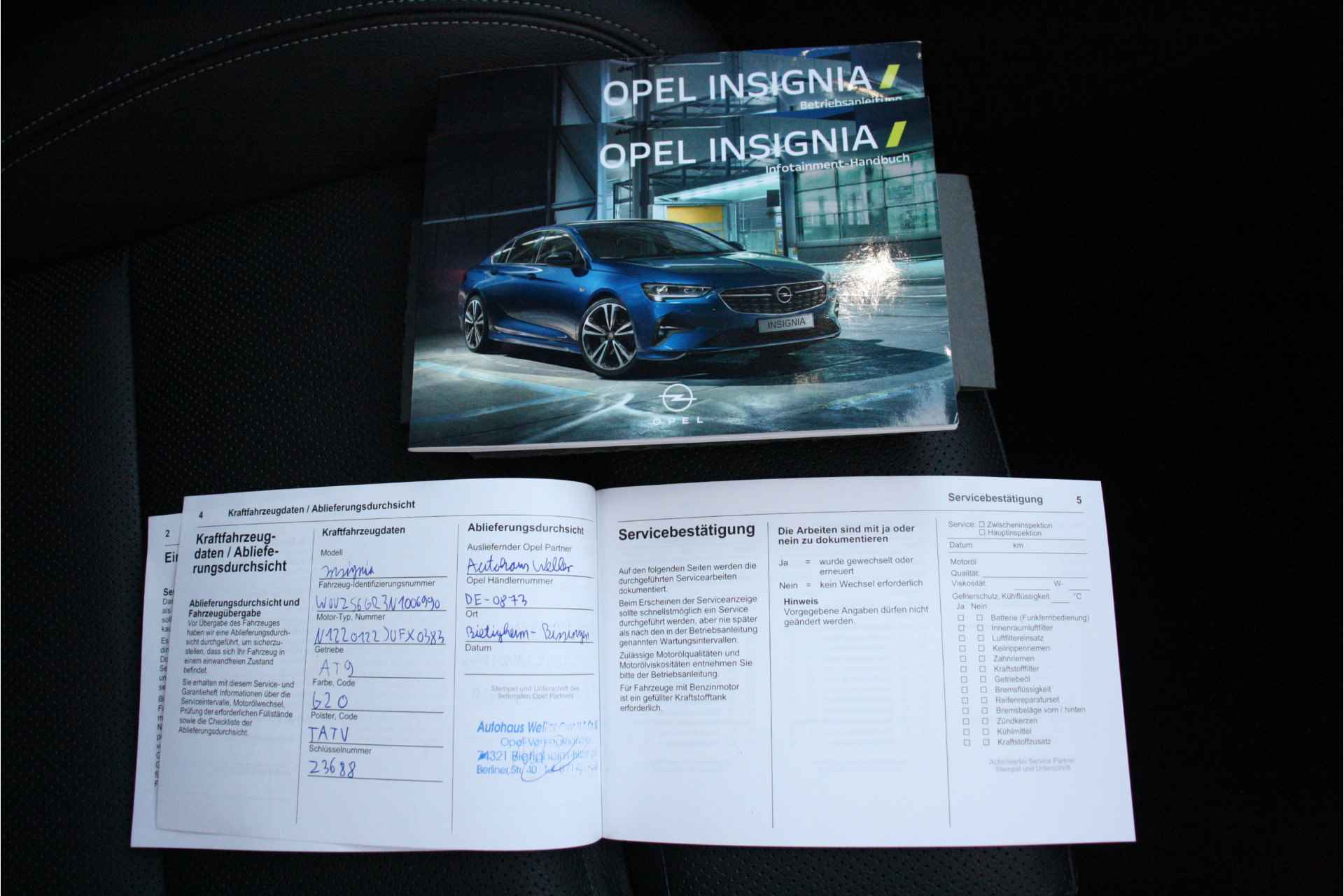 Opel Insignia GRAND SPORT 2.0 TURBO 200PK GS-LINE AUTOMAAT / NAVI / LEDER / CLIMA / LED-MATRIX / AGR / PDC / CAMERA / HUD / 20" LMV / OPC-LINE - 42/42