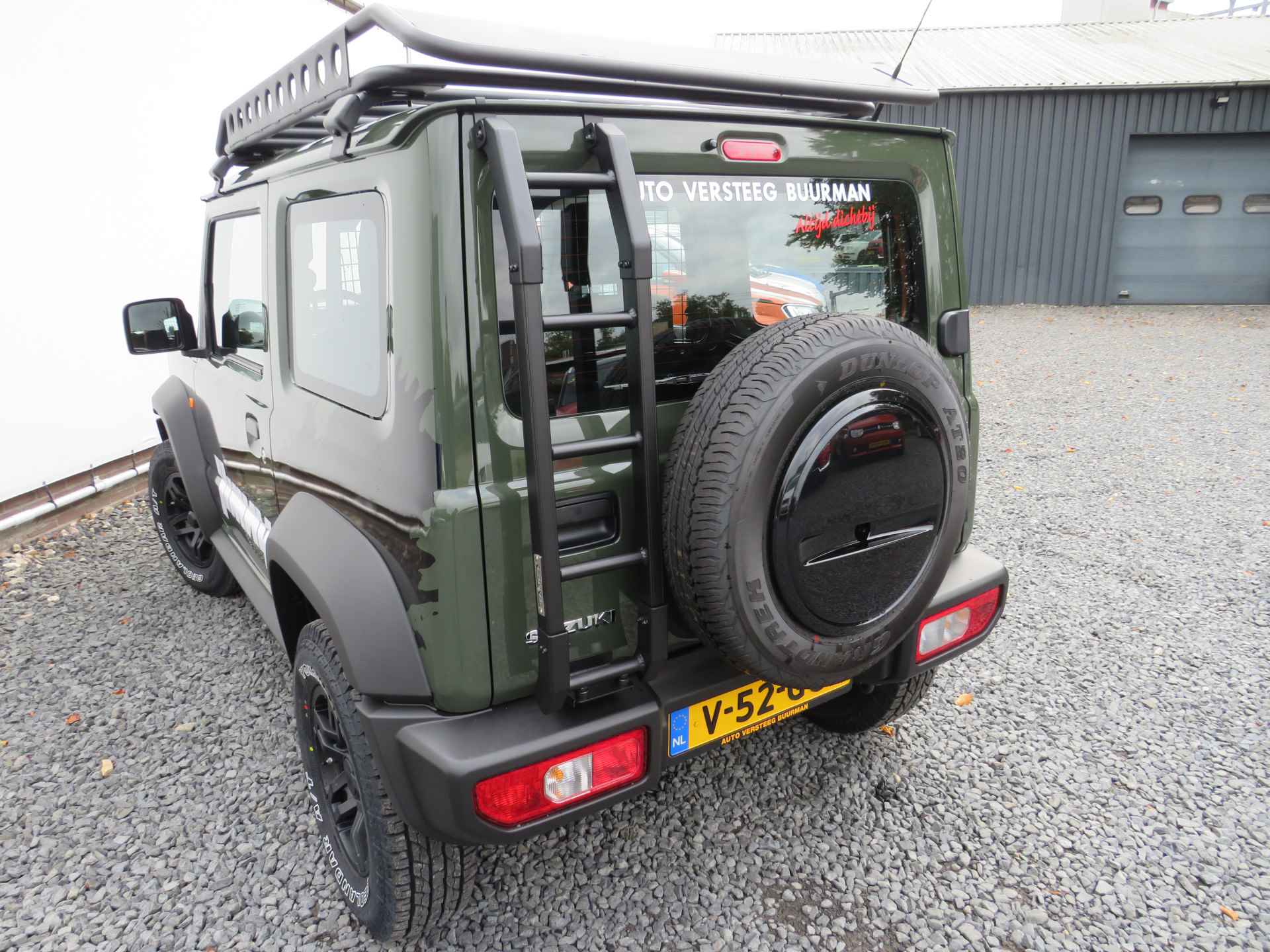 Suzuki Jimny 1.5 Allgrip Pro, Bull-Bar, Terreinbanden met LM-Velgen, ORG NL! Dakrek met trap, Speciale uitvoering!! - 26/27