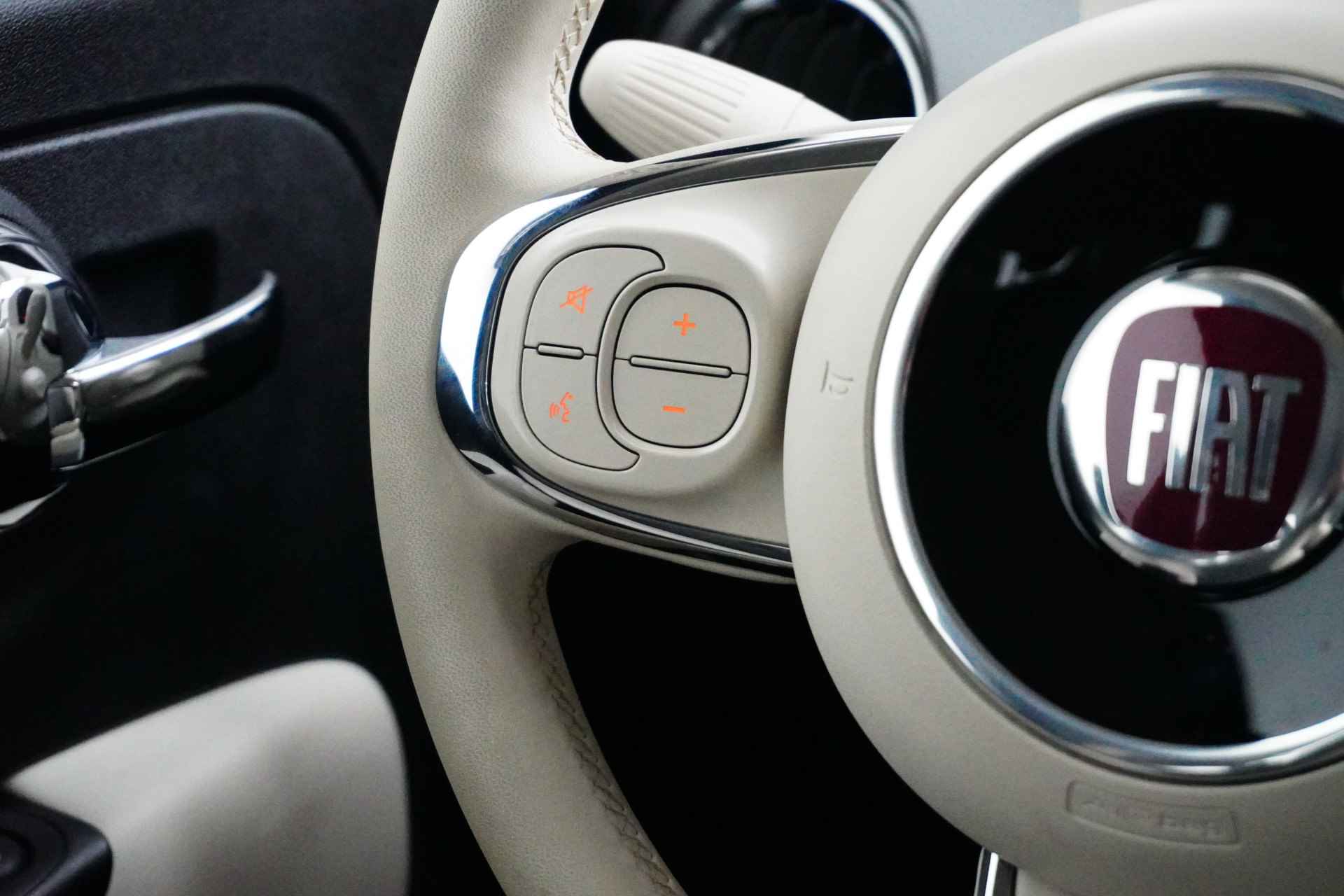 Fiat 500 Cabrio 1.0 Hybrid Dolcevita | Navigatie by App | Parkeersensoren | Climate Control | 15"LMV | Apple Carplay | Android Auto | !! - 12/42