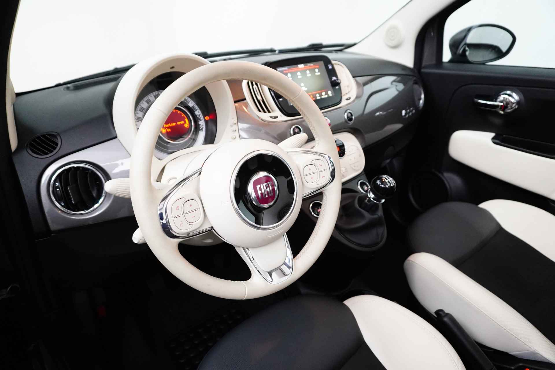 Fiat 500 Cabrio 1.0 Hybrid Dolcevita | Navigatie by App | Parkeersensoren | Climate Control | 15"LMV | Apple Carplay | Android Auto | !! - 14/42