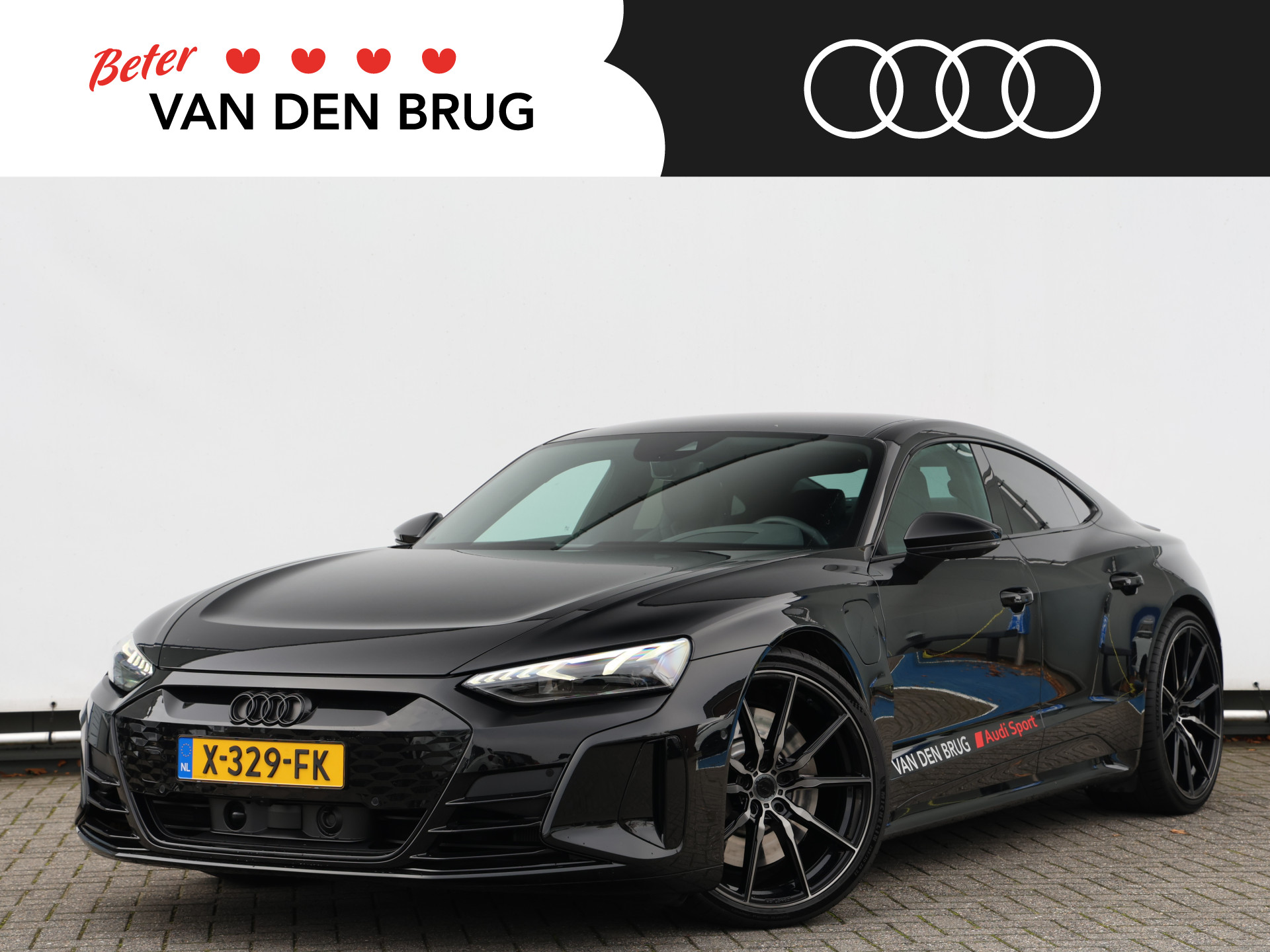 Audi e-tron GT 476pk | 95Kwh | Vierwielbesturing | Luchtvering | Concaver 22" Exclusive wielen | Panoramadak | B&O