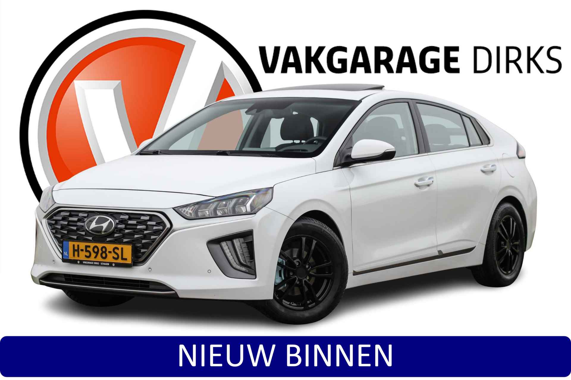 Hyundai IONIQ 1.6 GDi Premium + ✅ Schuifdak ✅ Leder ✅ ACC