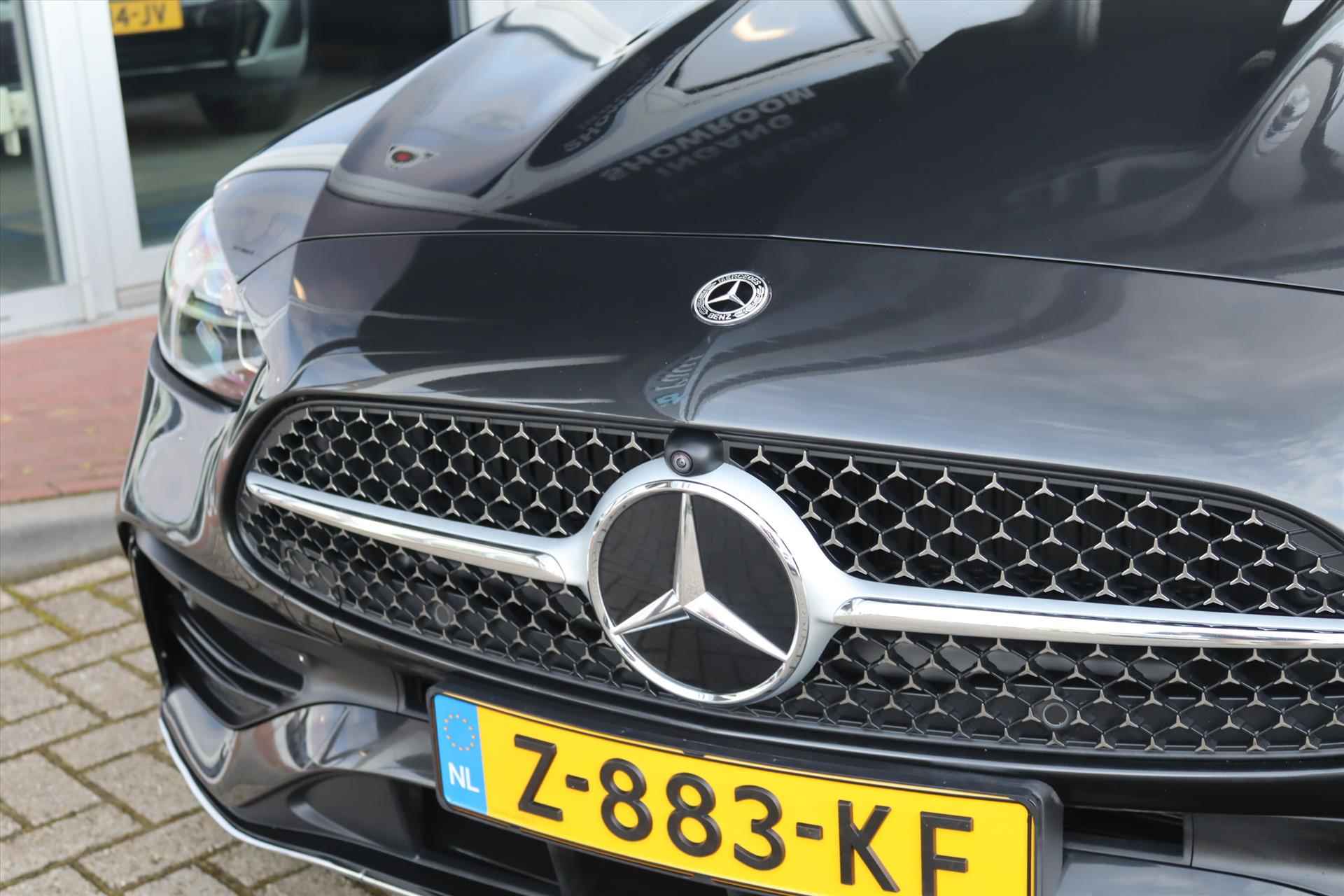 Mercedes C-Klasse Estate C300e 313PK AUTOMAAT AMG LINE | Navi | Trekhaak | Memory | PHEV | Leer | Sfeerverl. | 360 Camera | 18 Inch Lm | - 58/66