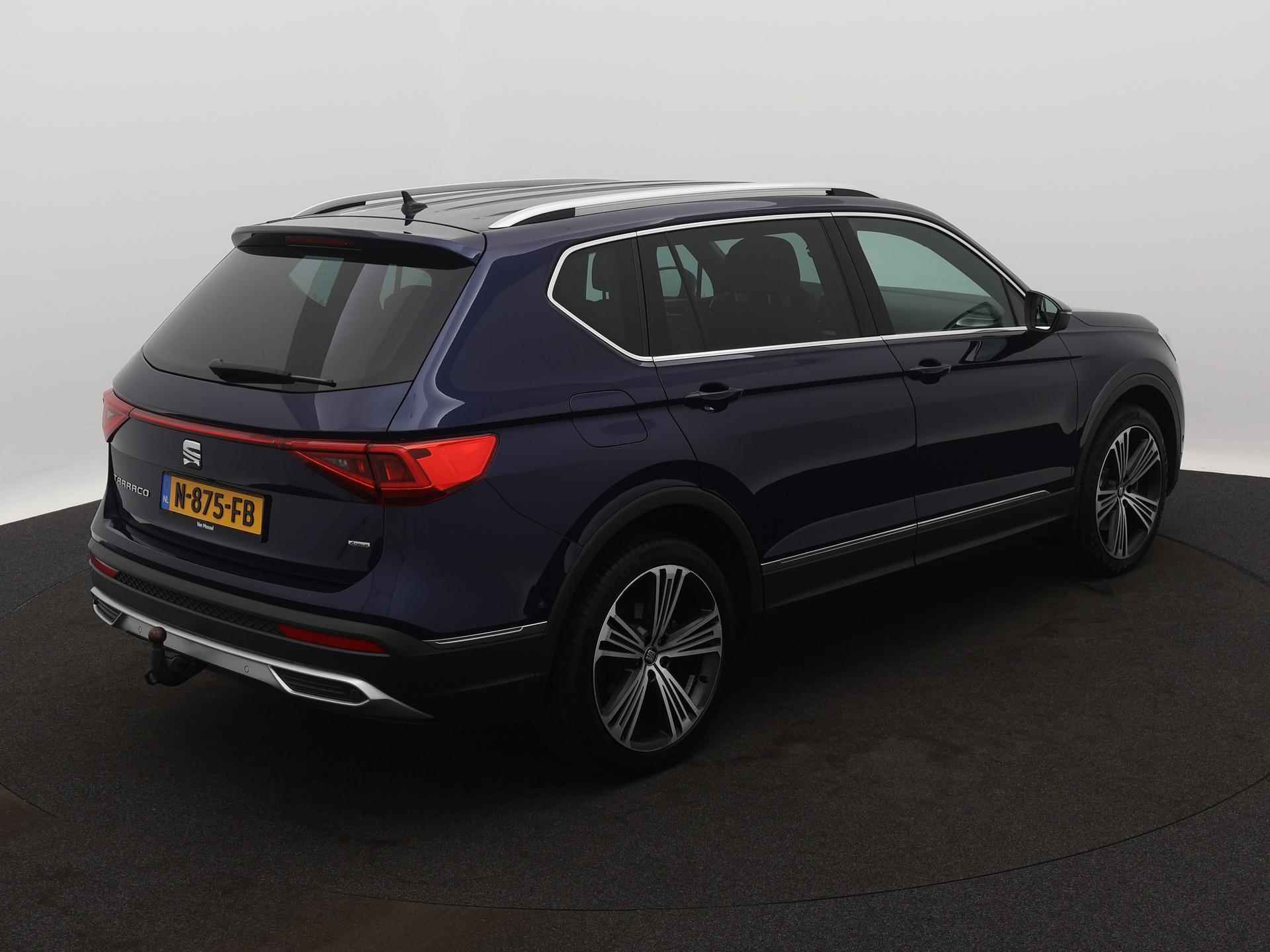 SEAT Tarraco 2.0 TSI 4DRIVE Xcellence 190 PK | Automaat | LED Koplampen | Navigatie | Apple Carplay/Android Auto | Trekhaak | Standkachel | Lederen bekleding | Climate Control | Achteruitrijcamera | Adaptive Cruise Control | Keyless-Entry | Privacy Glass | Parkeersensoren | Virtual Cockpit | Lichtmetalen velgen | - 4/23