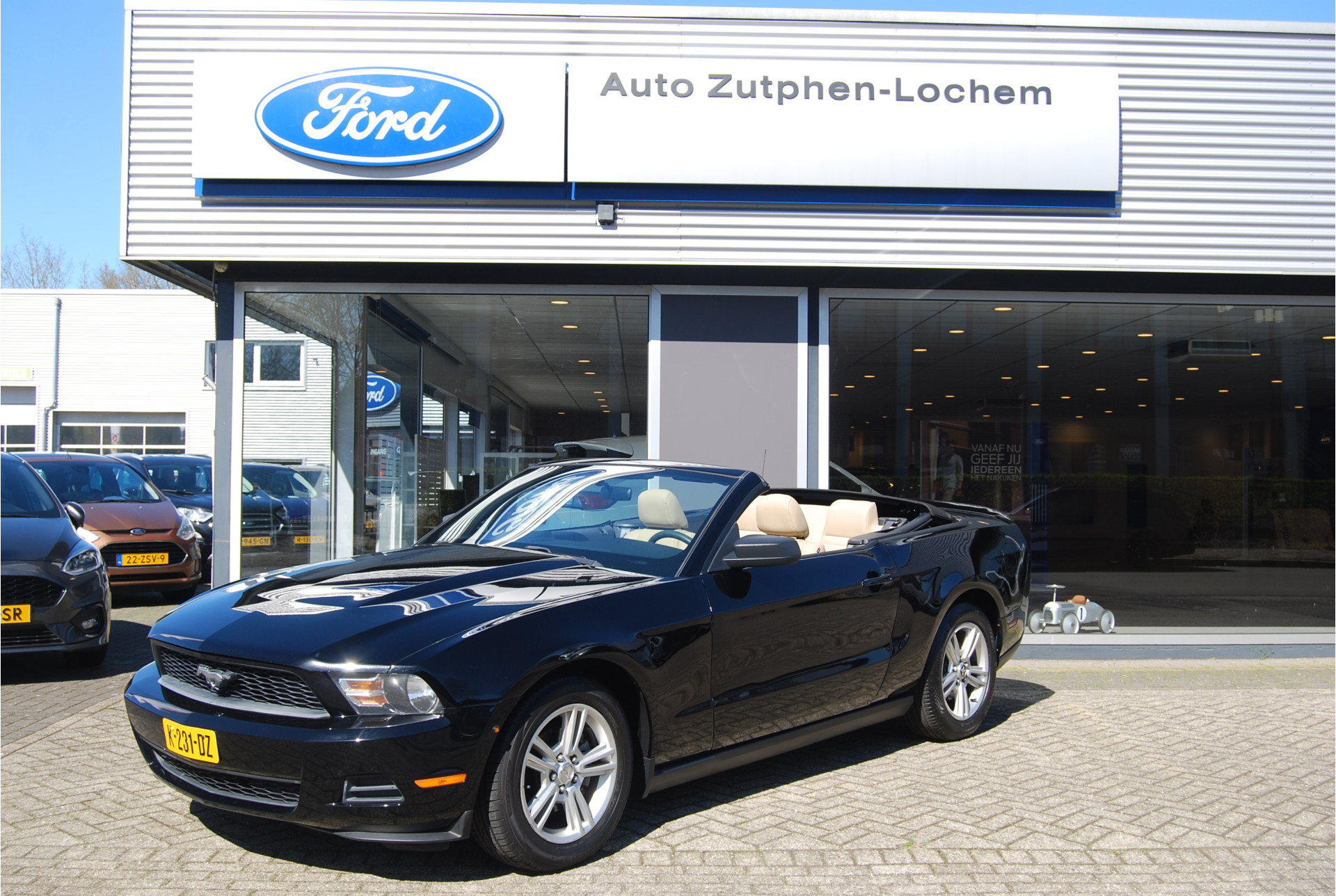 Ford Mustang 4.0 V6 Cabrio 213PK | AIRCO | BEIGE LEDER | CRUISE CONTROL | ELKTRISCHE KAP | bij viaBOVAG.nl