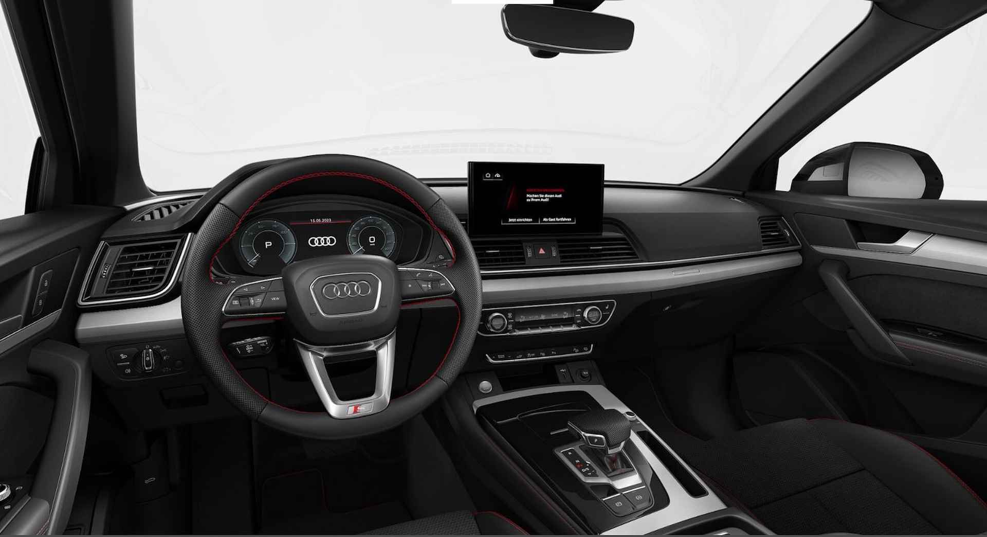 Audi Q5 55 TFSI e 367pk quattro S edition | Trekhaak | Topview | Stoelverwarming v+a | Comfortsleutel | Optiek zwart plus | Matrix | 20" LM velgen - 7/7