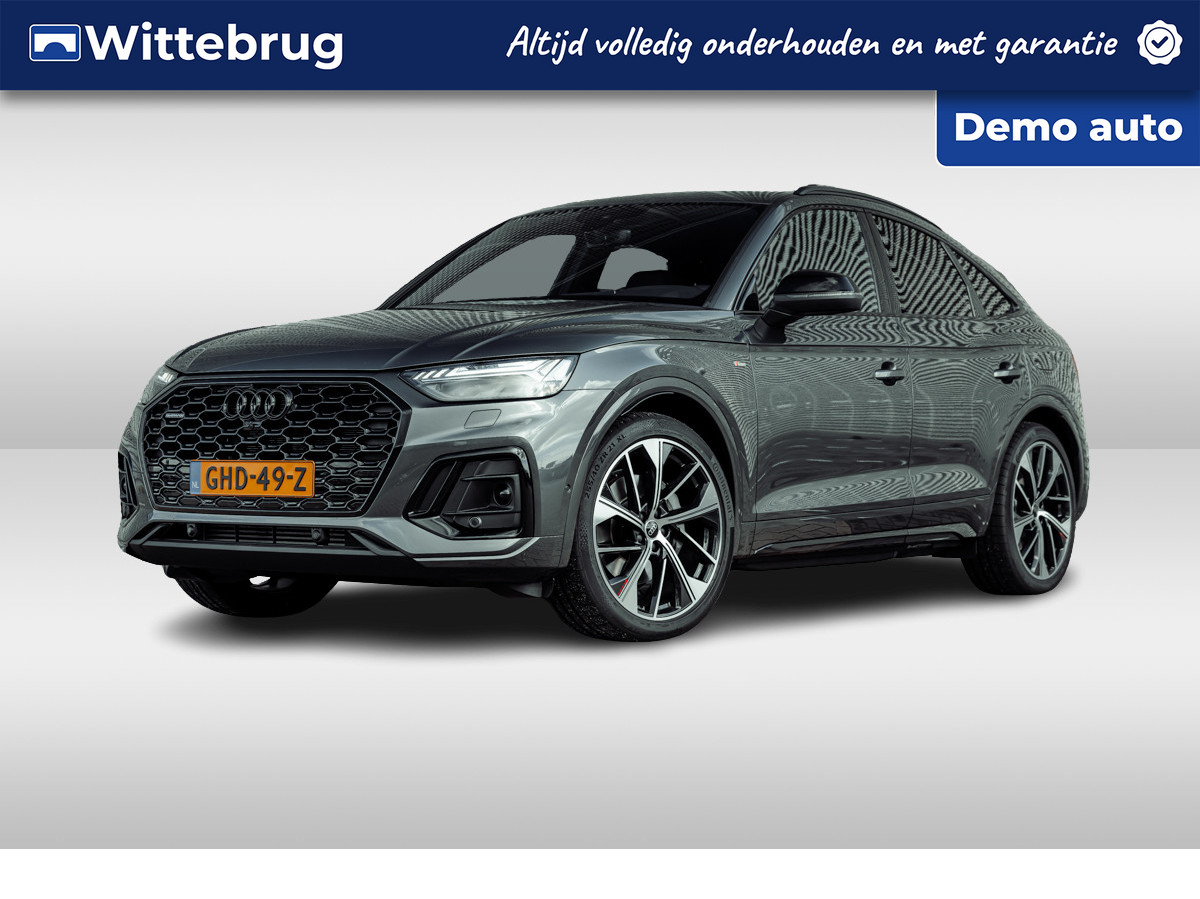 Audi Q5 Sportback 50 TFSI e 299pk quattro S edition Competition | Luchtvering | Panoramadak | 21"LM velgen | Bang & Olufsen | Tour & City & Parking | Comfortsleutel