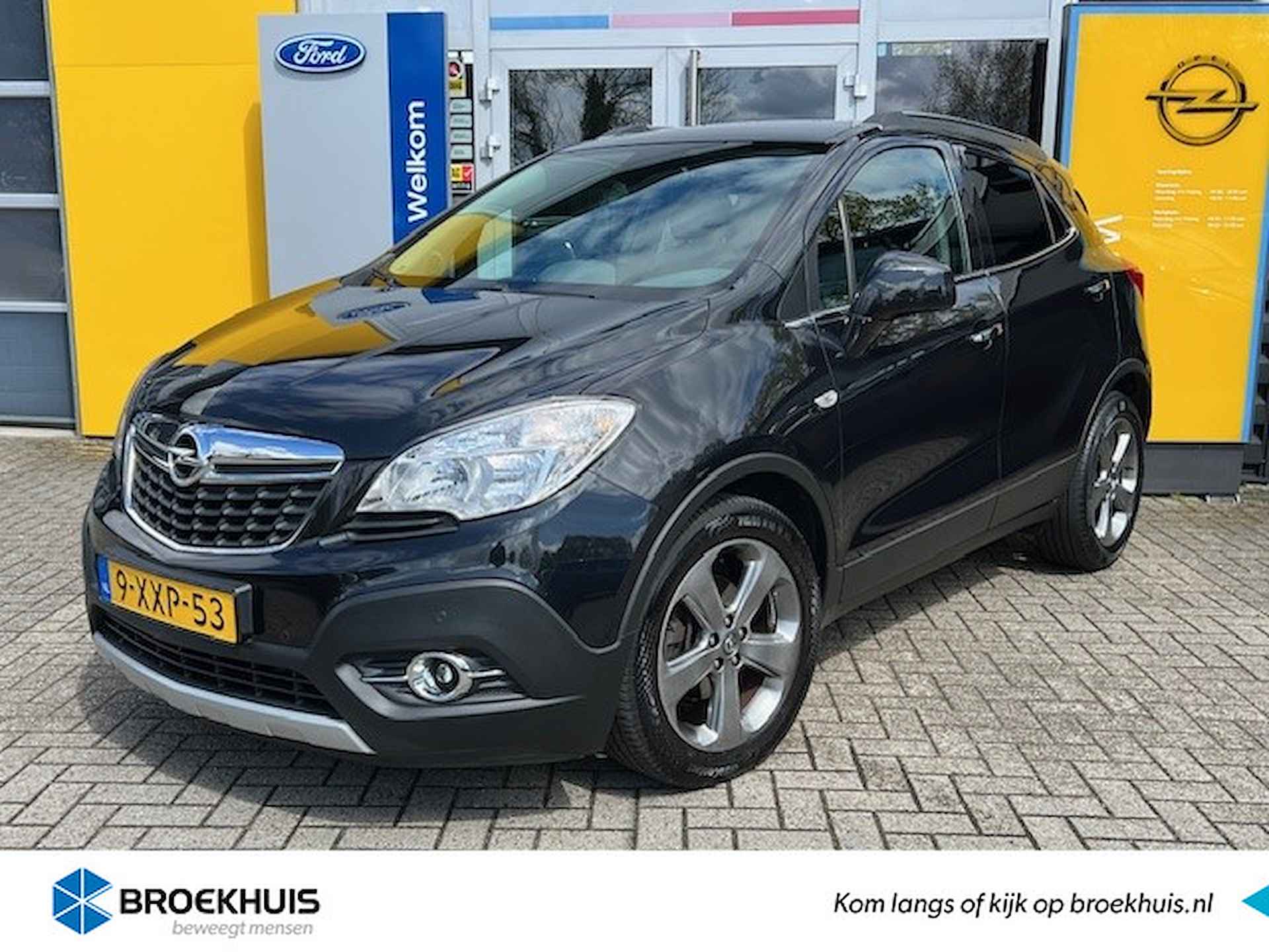 Opel Mokka 1.4 TURBO 140PK COSMO | NAVI | TREKHAAK | CLIMATE CONTROL| AGR-COMFORTSTOELEN| PARKEERSENSOREN| 18" LMV| CAMERA| 100% DEALERONDE - 1/36