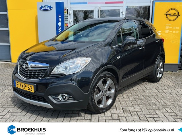 Opel Mokka 1.4 TURBO 140PK COSMO | NAVI | TREKHAAK | CLIMATE CONTROL| AGR-COMFORTSTOELEN| PARKEERSENSOREN| 18" LMV| CAMERA| 100% DEALERONDE