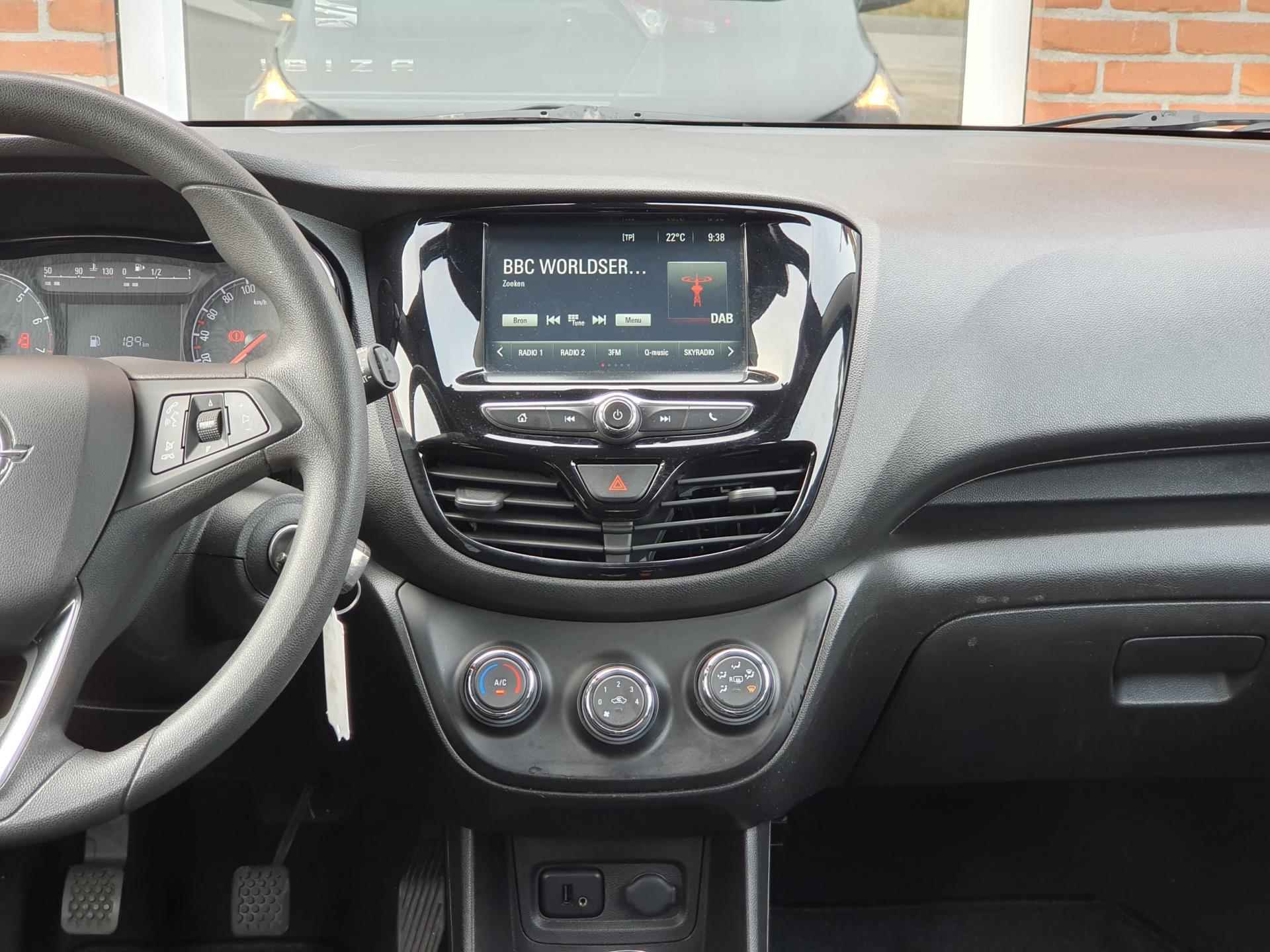 Opel KARL 1.0 ecoFLEX Edition 75PK 5drs airco, cruise, carplay, radio, dab, usb, pdc RIJKLAAR - 11/18