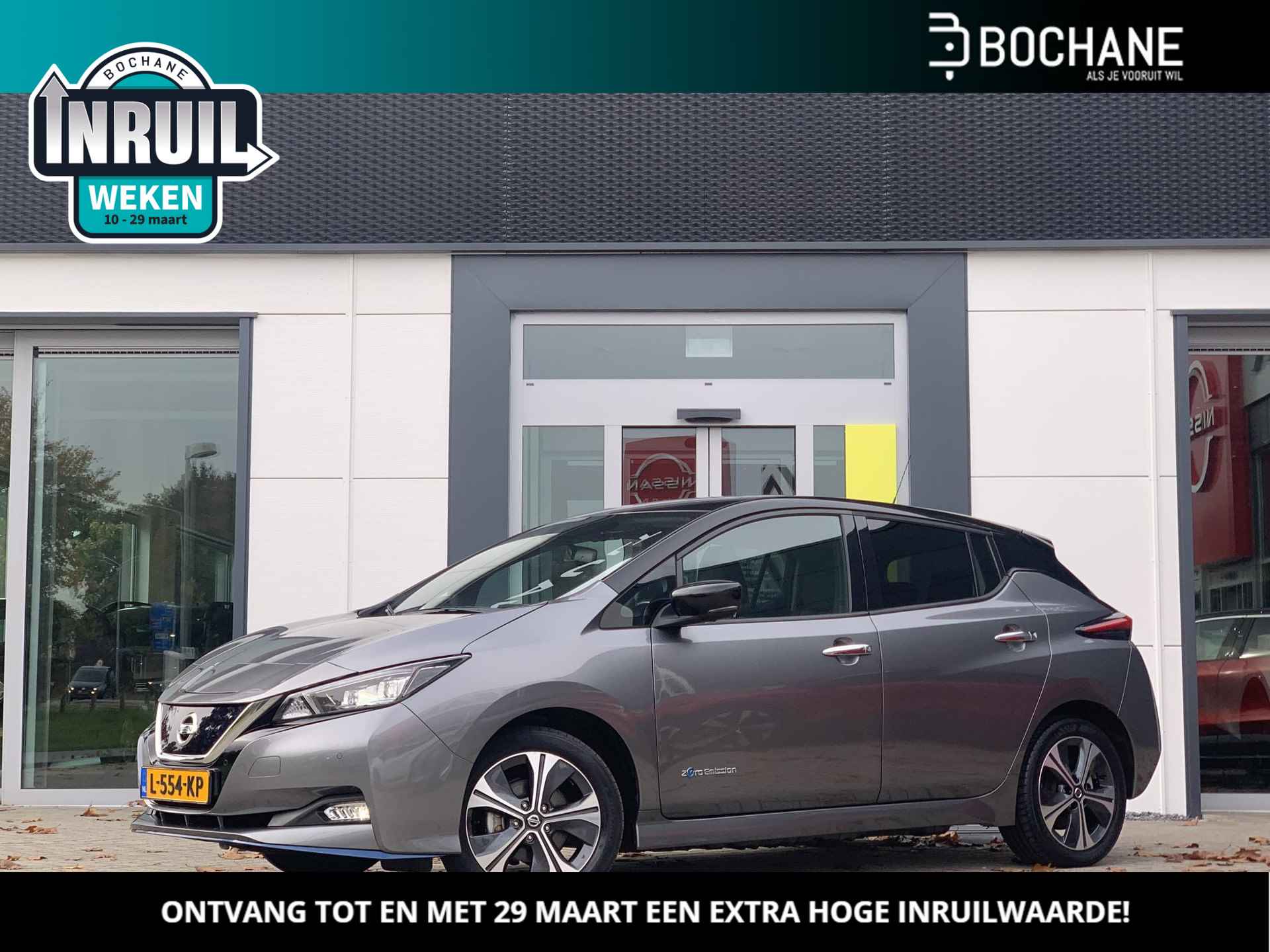 Nissan LEAF 62 kWh e+ Tekna Bose | Lederen bekleding | Stoelverwarming | - 1/23