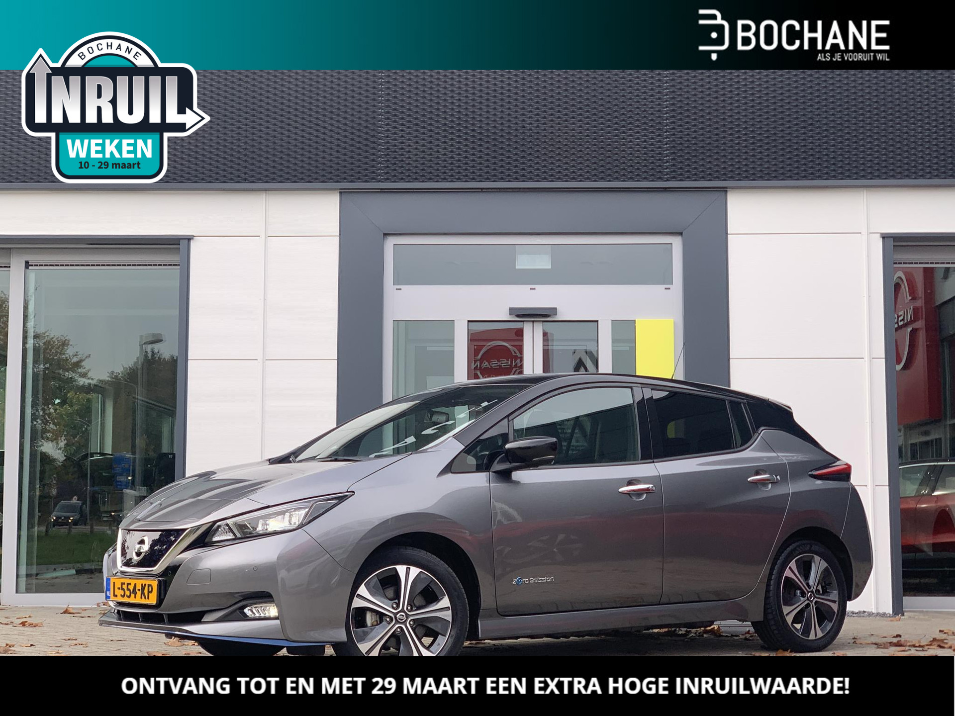 Nissan LEAF 62 kWh e+ Tekna Bose | Lederen bekleding | Stoelverwarming |