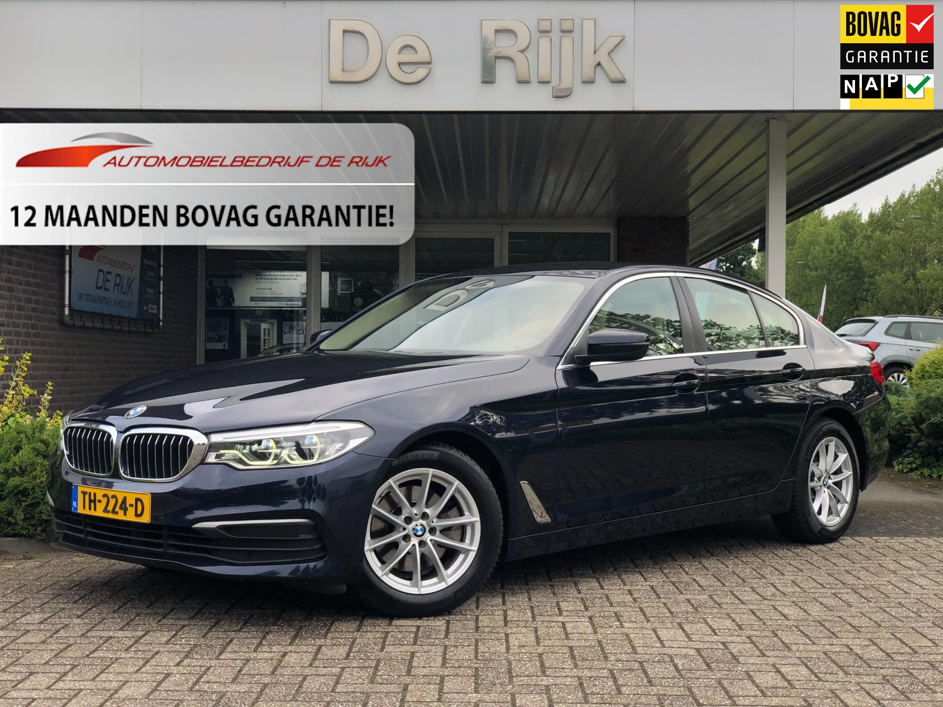 BMW 5-serie 520i Corporate Lease High Executive | Navi, Leder, Cruise, Airco, Stoel vrw. | NAP |