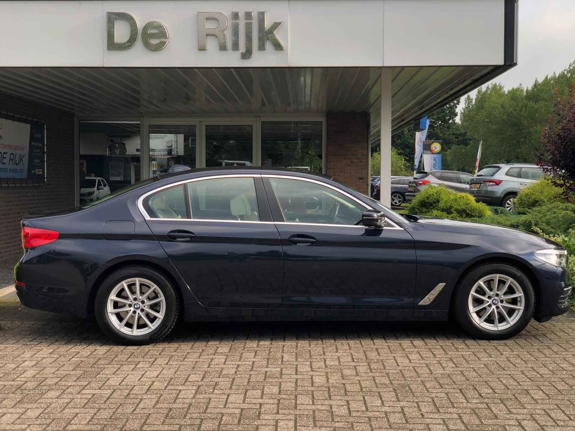 BMW 5-serie 520i Corporate Lease High Executive | Navi, Leder, Cruise, Airco, Stoel vrw. | NAP | - 7/41