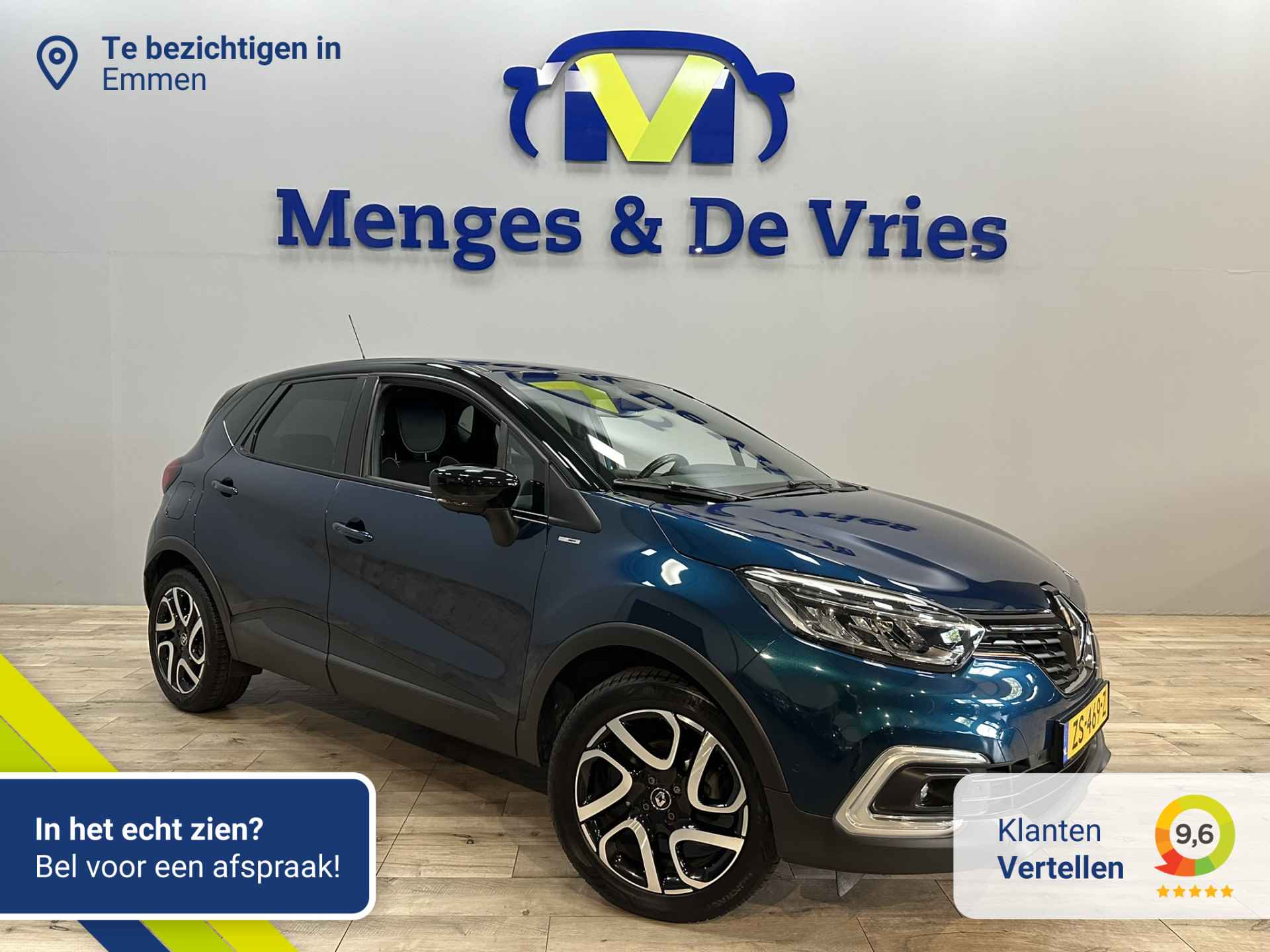 Renault Captur 0.9 TCe Bose LED | Airco | Camera | Keyless | Navigatie | Bose | Cruise Control | Parkeerhulp | Isofix | NAP | - 1/42