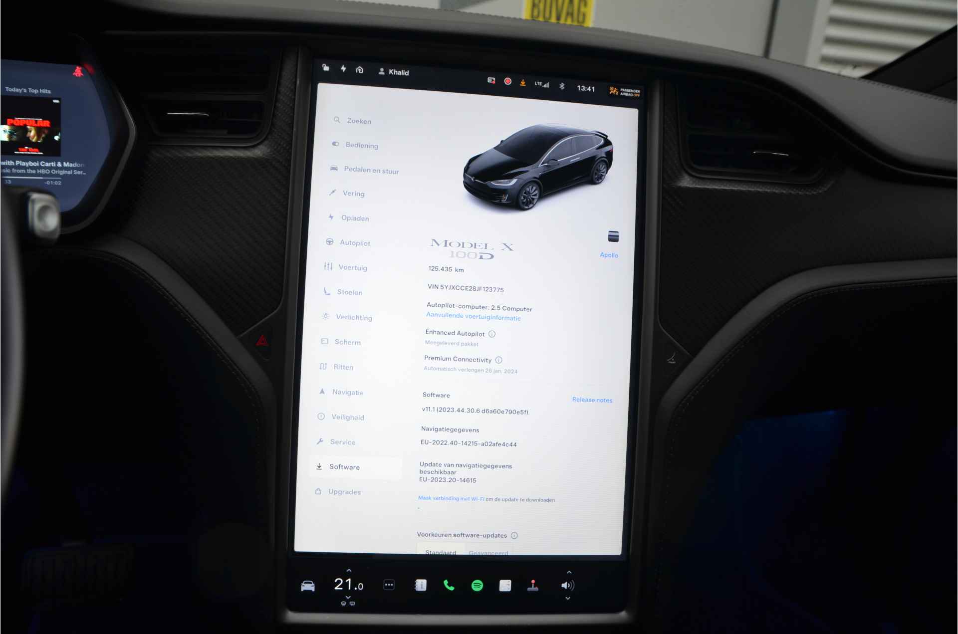 Tesla Model X 100D 6p. Enhanced AutoPilot2.5, MARGE rijklaar prijs - 25/36