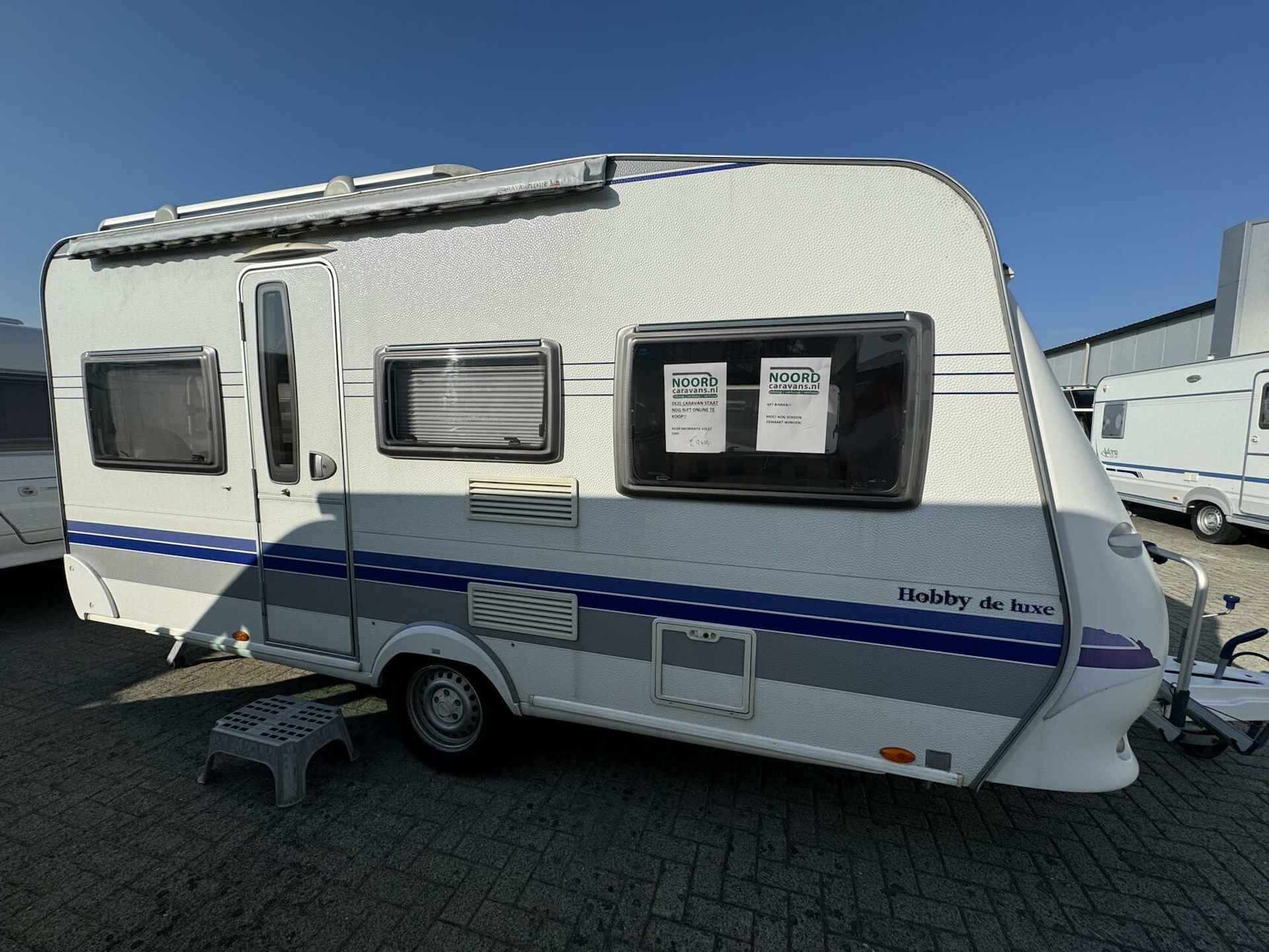 HOBBY DE LUXE 450 VOORTENT + MOVER + ZAKLUIFEL + RONDZIT - 5/19