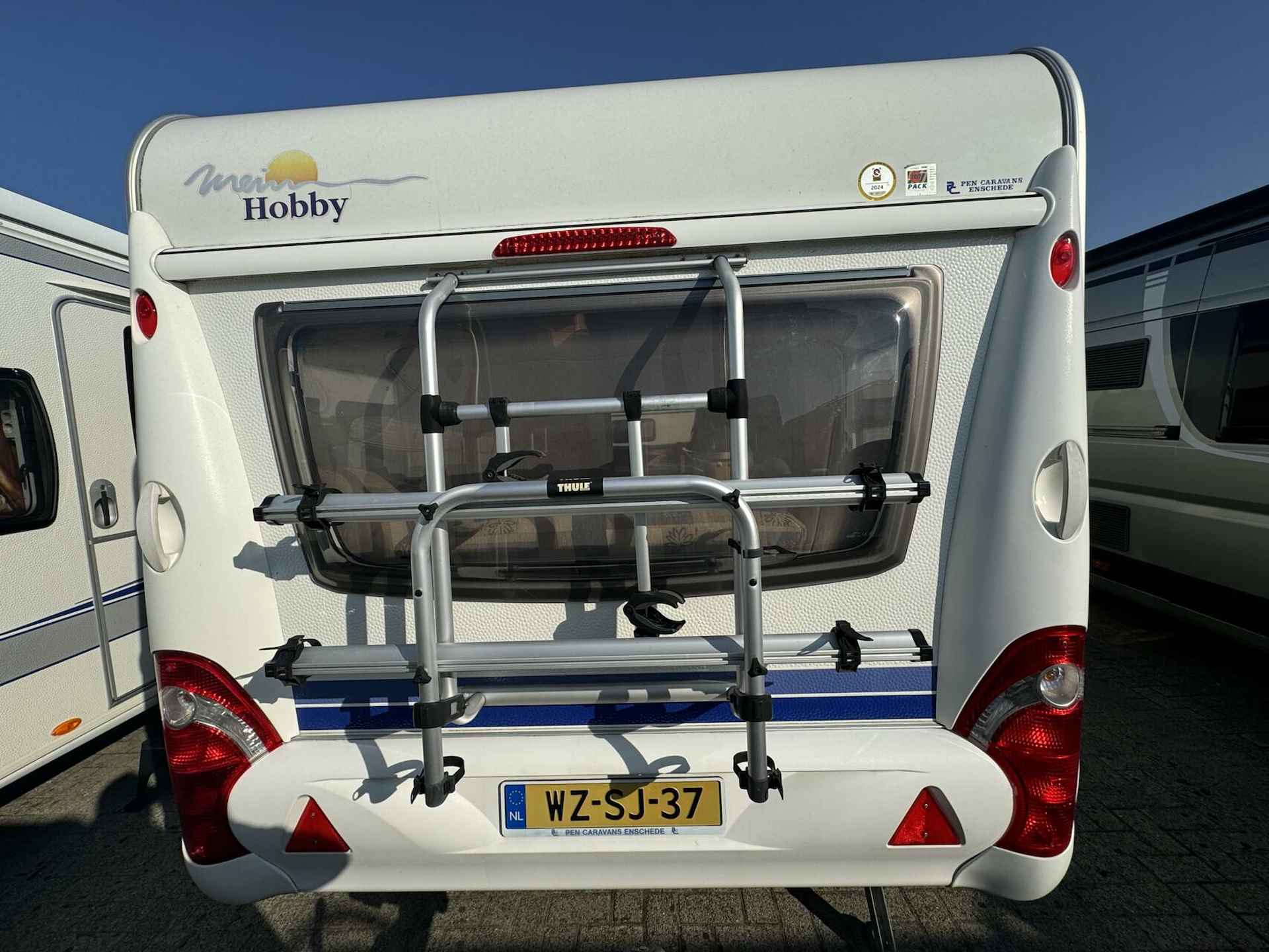 HOBBY DE LUXE 450 VOORTENT + MOVER + ZAKLUIFEL + RONDZIT - 7/19