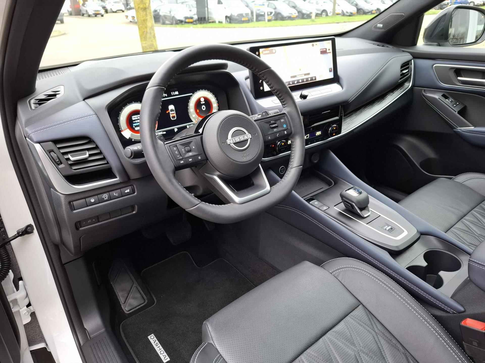 NISSAN Qashqai 1.3 Mild-Hybrid 158pk Xtronic Tekna Plus | Leder | Trekhaak | Head-Up | 20 Inch | Navigatie | App connect - 6/42