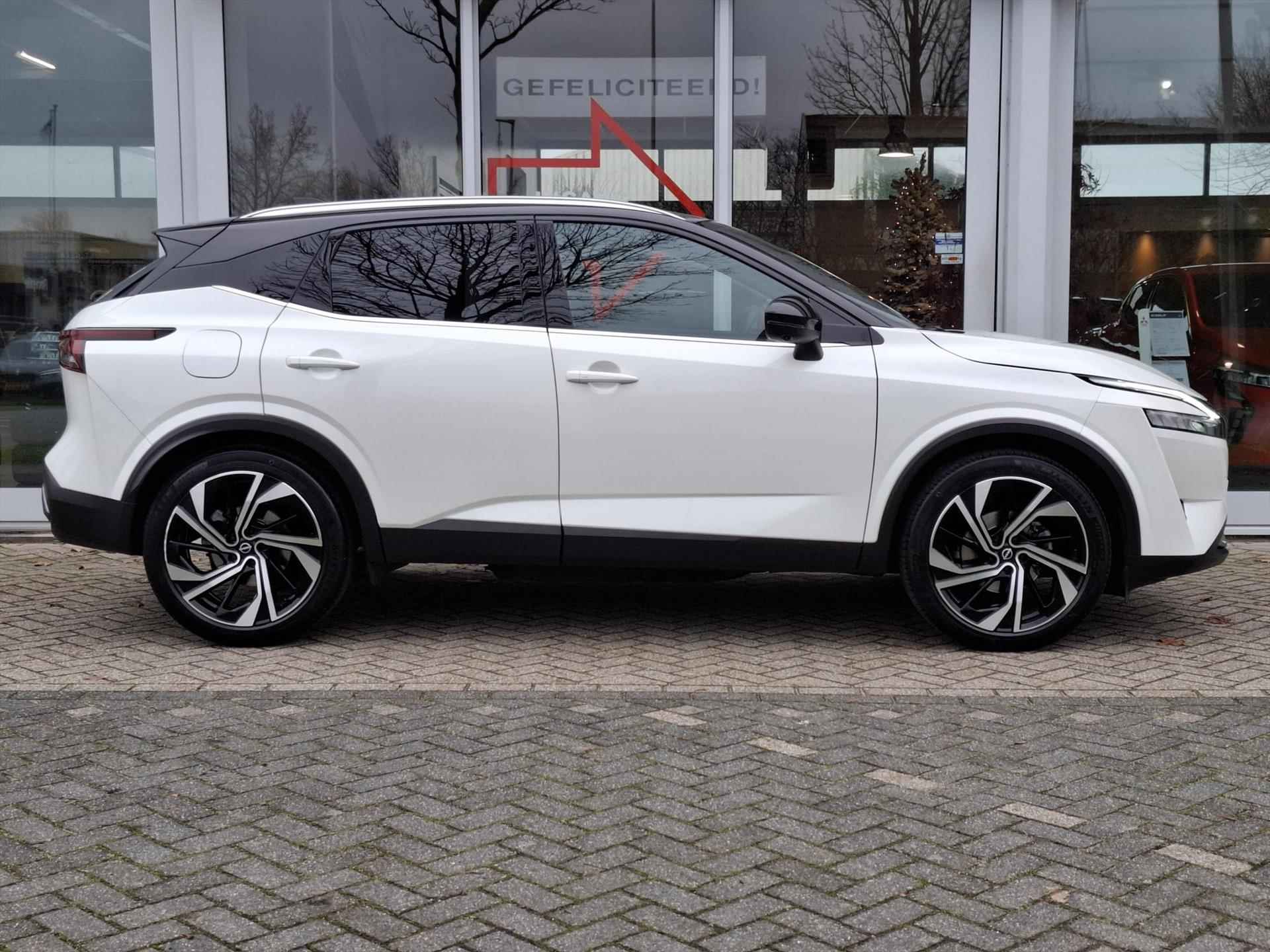 NISSAN Qashqai 1.3 Mild-Hybrid 158pk Xtronic Tekna Plus | Leder | Trekhaak | Head-Up | 20 Inch | Navigatie | App connect - 18/42